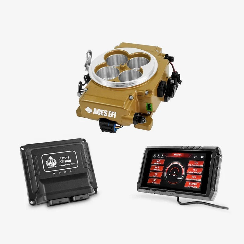 ACES FUEL INJECTION Killshot II 4bbl EFI Gold Air and Fuel Fuel Injection Systems and Components - Electronic main image