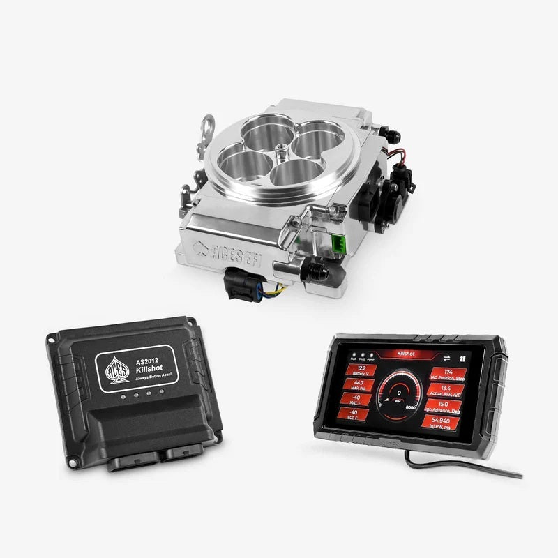 ACES FUEL INJECTION Killshot II 4bbl EFI Polished Air and Fuel Fuel Injection Systems and Components - Electronic main image