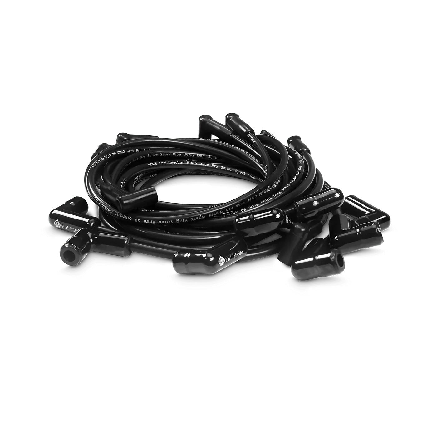 ACES FUEL INJECTION BlackJack Pro Plug Wires 90Deg Ceramic Boots Ignitions and Electrical Ignition Components main image