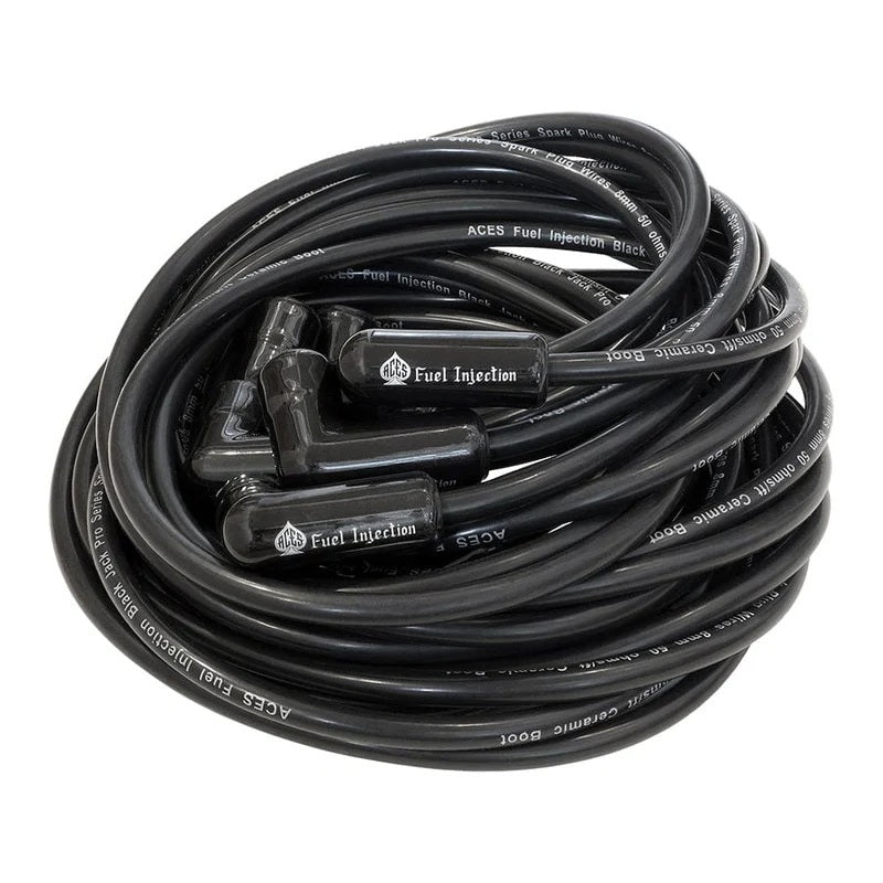 ACES FUEL INJECTION Black Jack Plug Wires 180 Pro Ceramic Boots Ignitions and Electrical Ignition Components main image