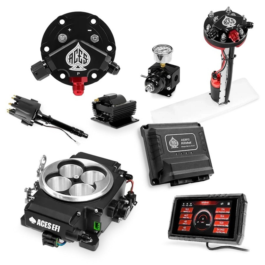 ACES FUEL INJECTION Killshot II 4-bbl EFI System Master Kit Air and Fuel Fuel Injection Systems and Components - Electronic main image
