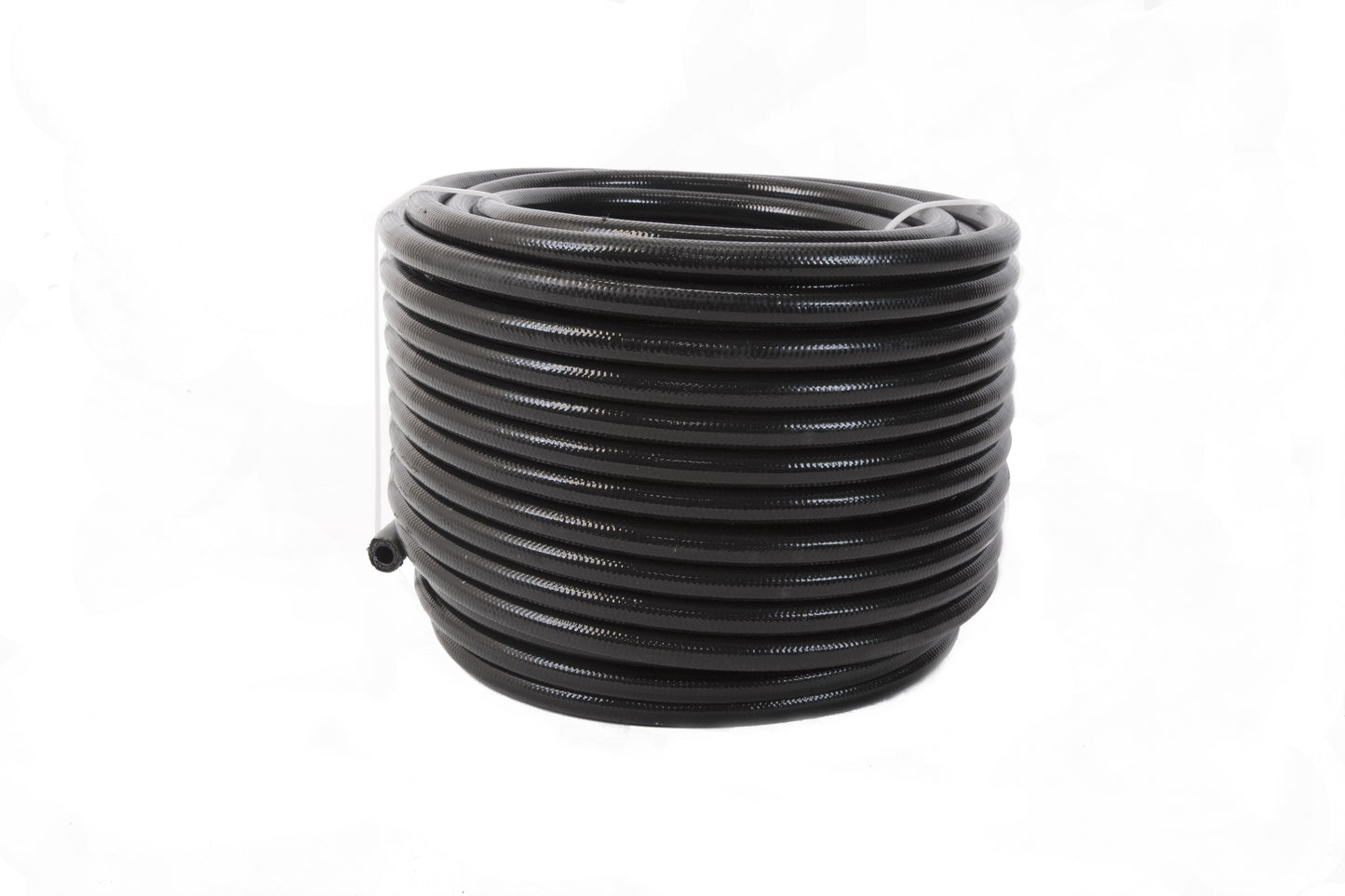 Aeromotive 12an PTFE S/S Braided Hose 16ft Black Jacketed 15339