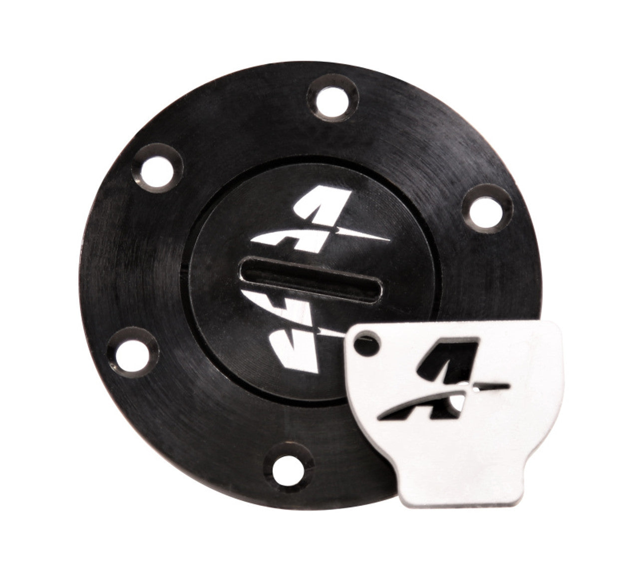 Aeromotive 1.5 in Screw-On Fuel Cap Black Fuel Cells, Tanks and Components Fuel Cell/Tank Caps main image