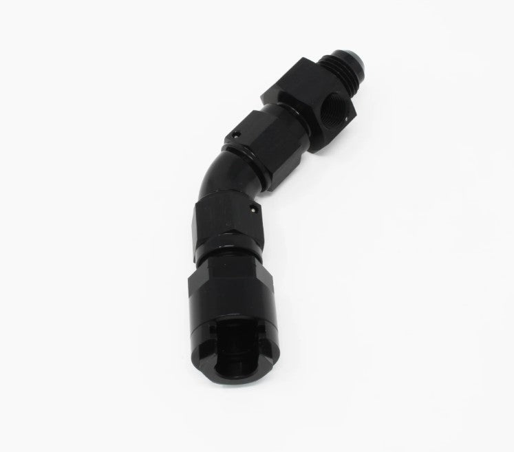 AEROMOTIVE Adapter Kit 45-Deg  3/8 Female Quick Con. to 6an Fittings Hoses and Valves Fittings and Plugs main image