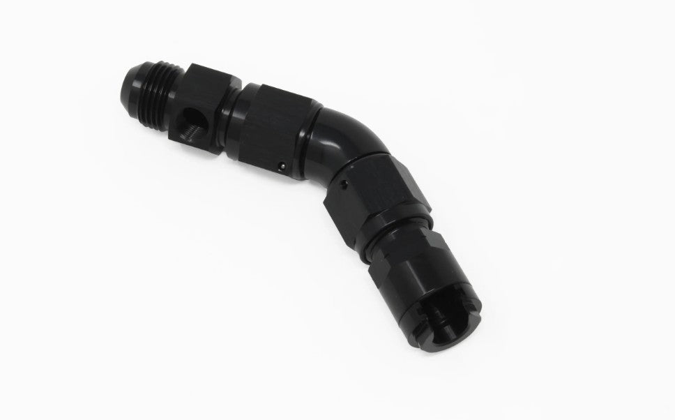 AEROMOTIVE Adapter Kit 45-Deg  3/8 Female Quick Con. to 8an Fittings Hoses and Valves Fittings and Plugs main image