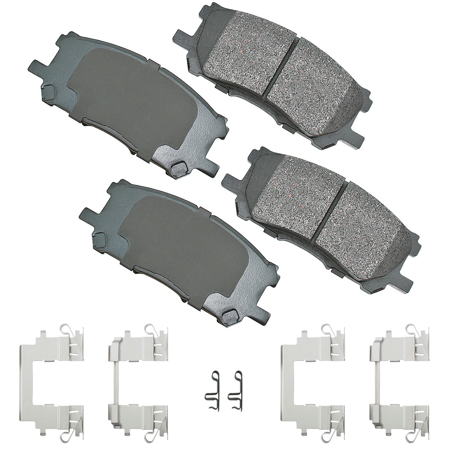 Akebono ProACT Ultra-Premium Bra ke Pads - Front Brake Systems And Components Disc Brake Pads main image