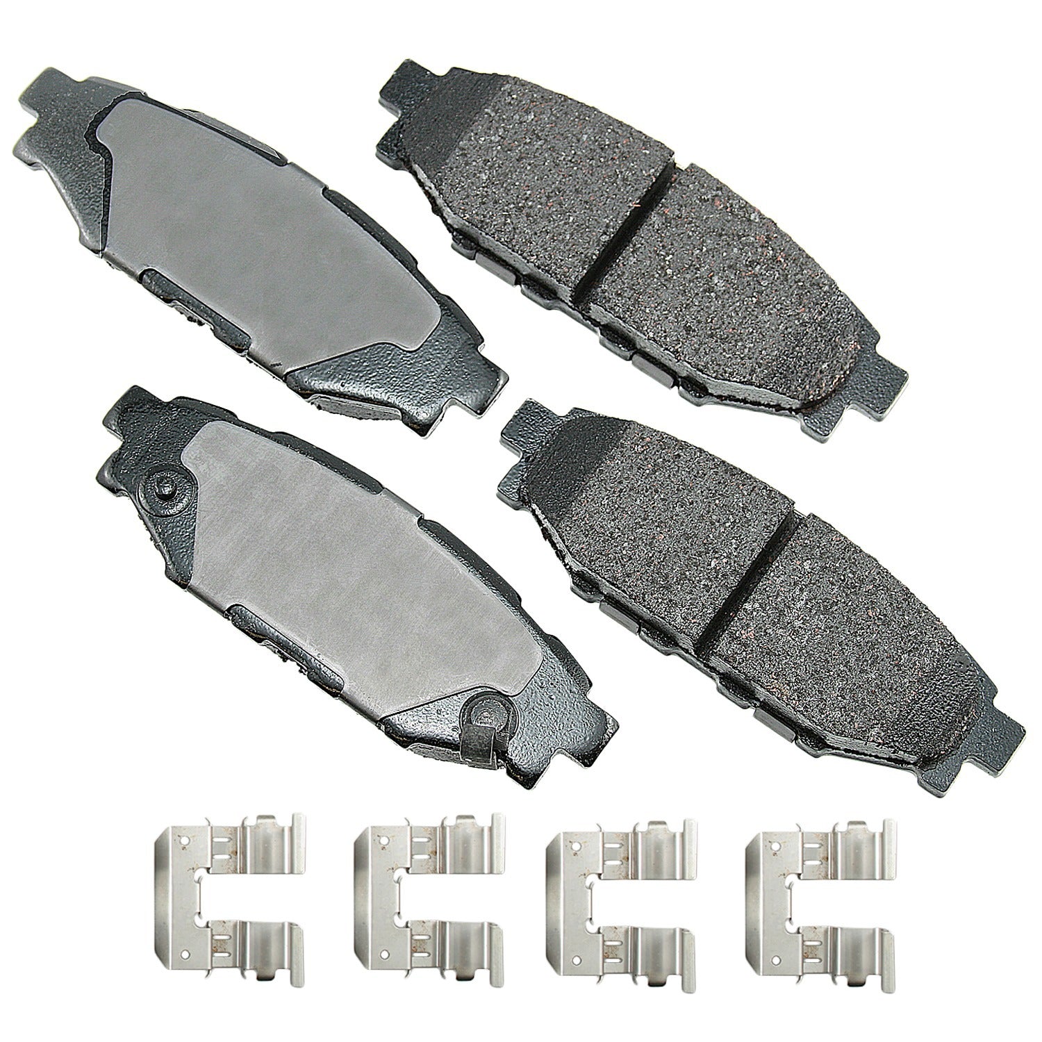 Akebono ProACT Ultra-Premium Bra ke Pads - Rear Brake Systems And Components Disc Brake Pads main image