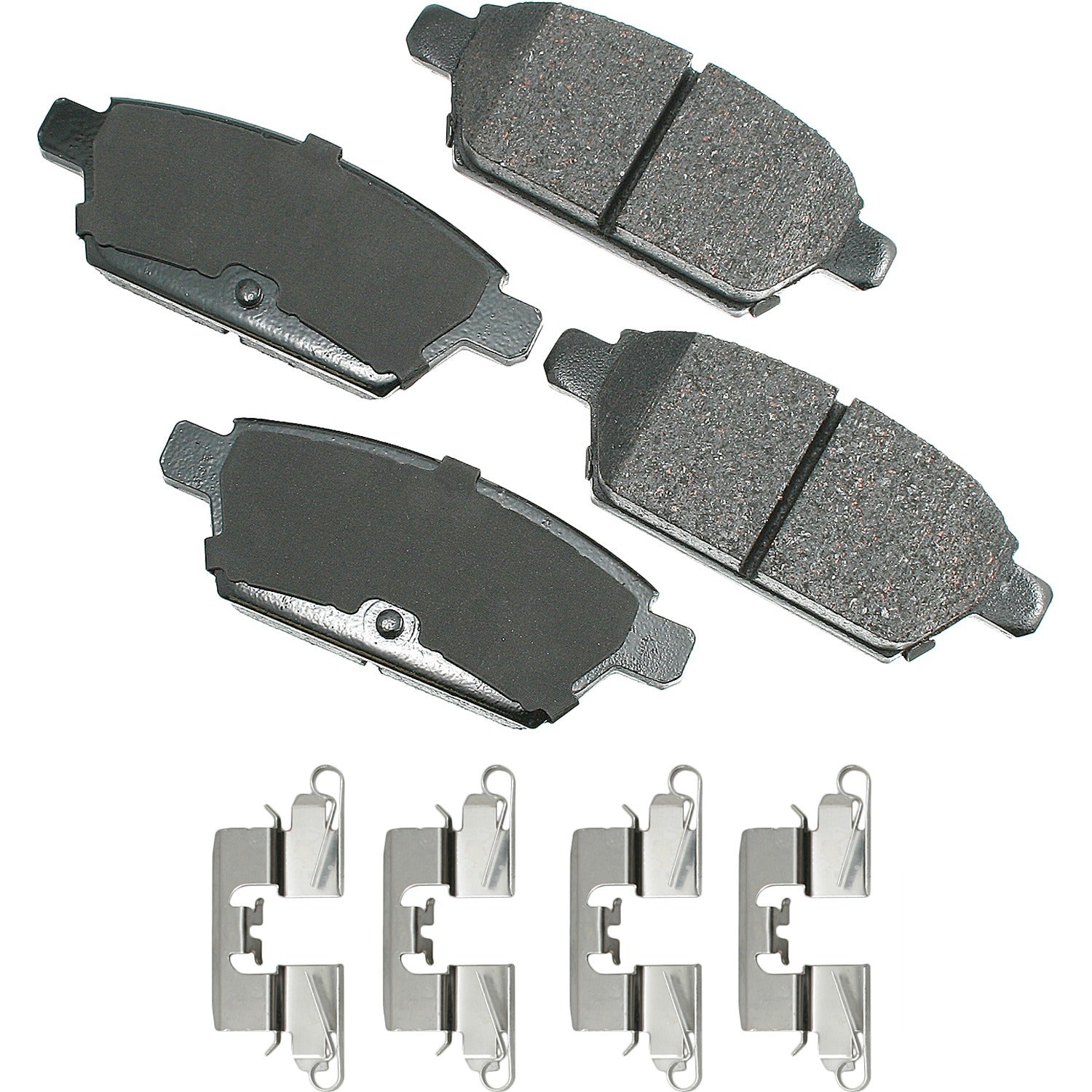 Akebono ProACT Ultra-Premium Bra ke Pads - Rear Brake Systems And Components Disc Brake Pads main image