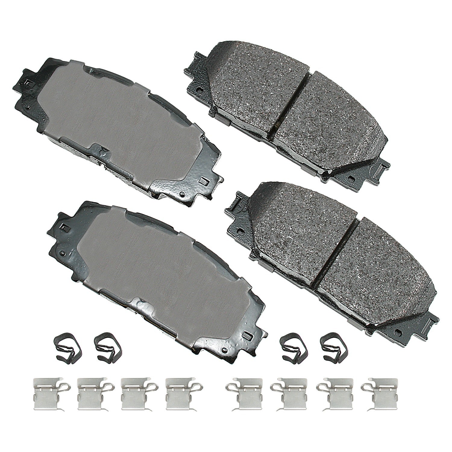 Akebono ProACT Ultra-Premium Bra ke Pads - Front Brake Systems And Components Disc Brake Pads main image