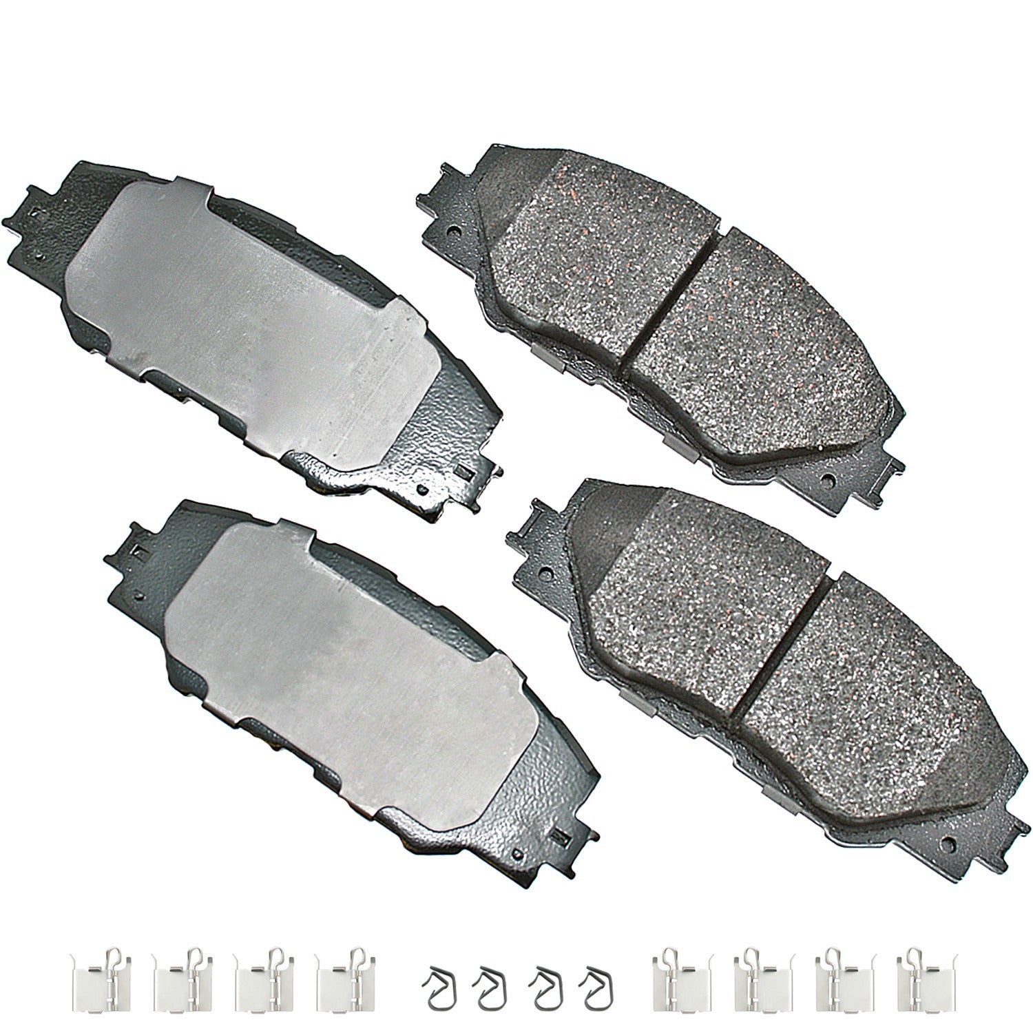 Akebono ProACT Ultra-Premium Bra ke Pads - Front Brake Systems And Components Disc Brake Pads main image