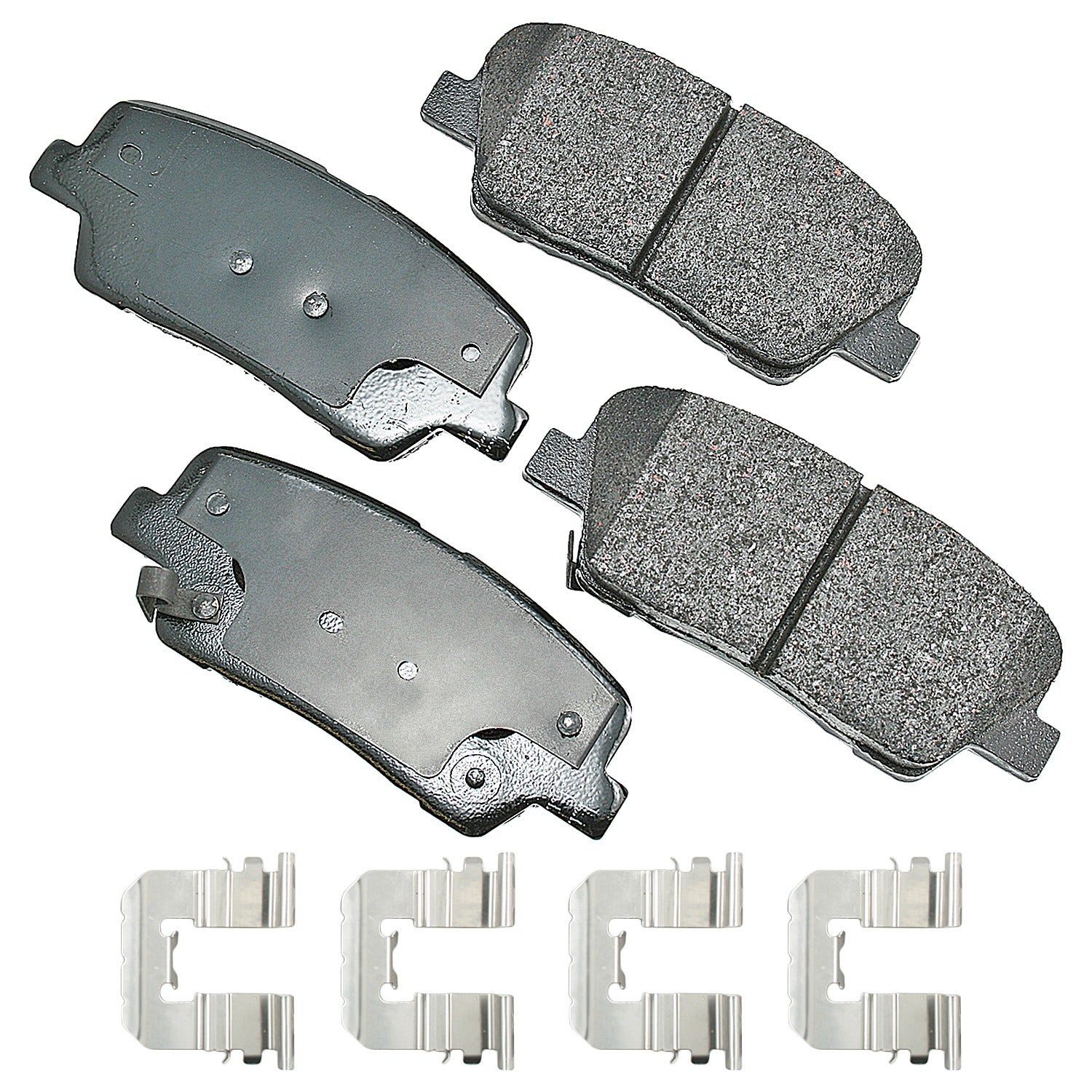 Akebono Brake Pad Rear Hyundai Santa Fe 10-16 Brake Systems And Components Disc Brake Pads main image