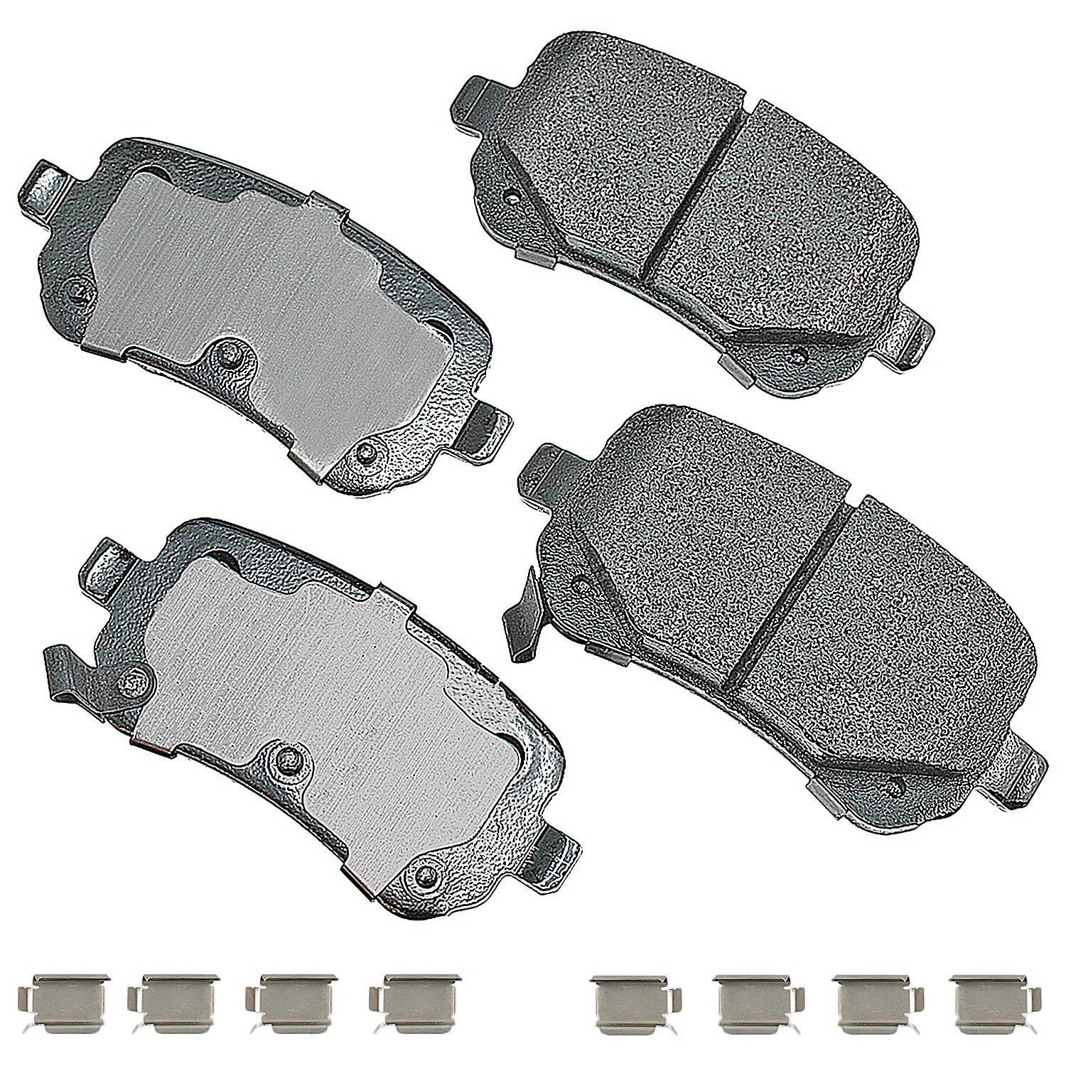 Akebono ProACT Ultra-Premium Bra ke Pads - Rear Brake Systems And Components Disc Brake Pads main image