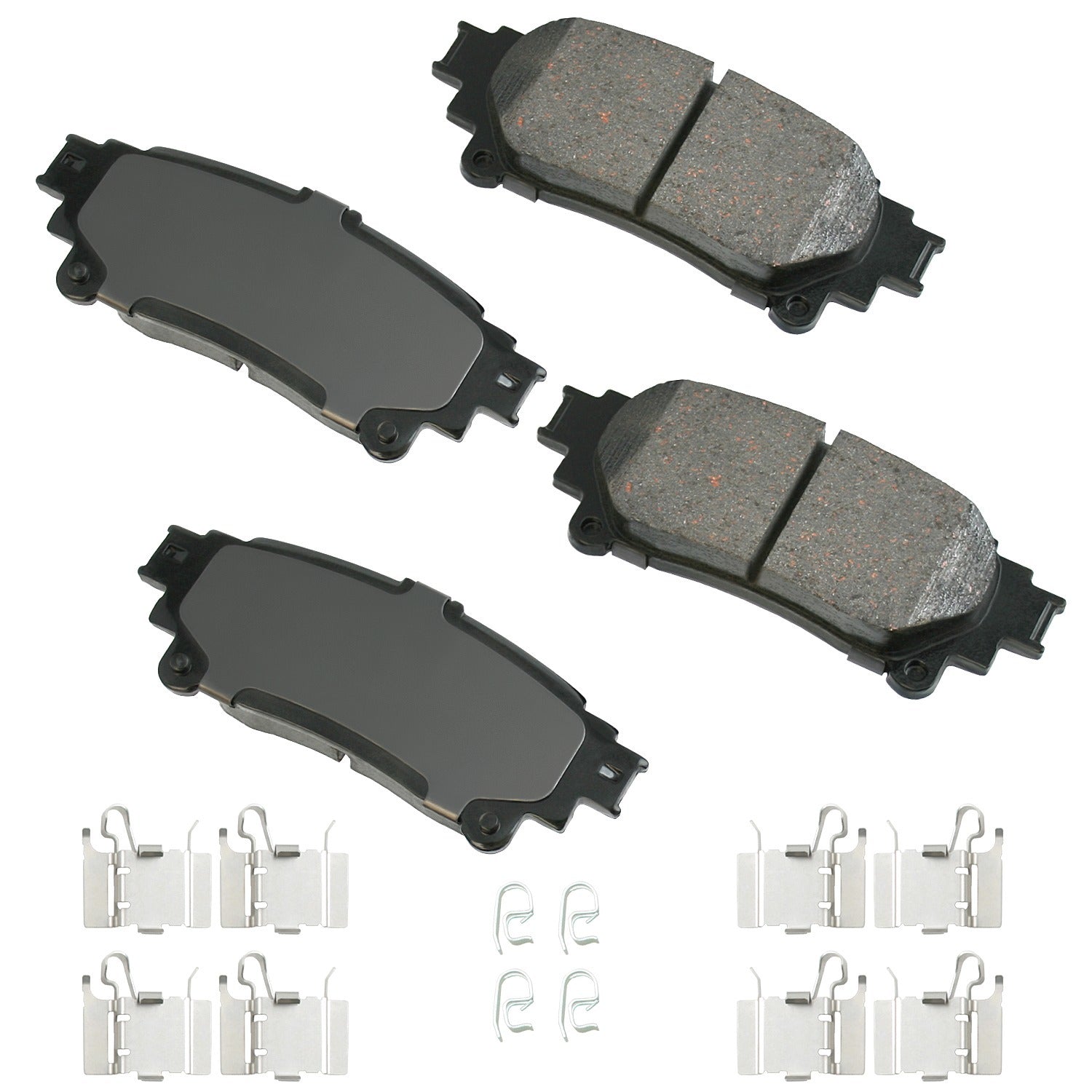 Akebono ProACT Ultra-Premium Bra ke Pads - Rear Brake Systems And Components Disc Brake Pads main image