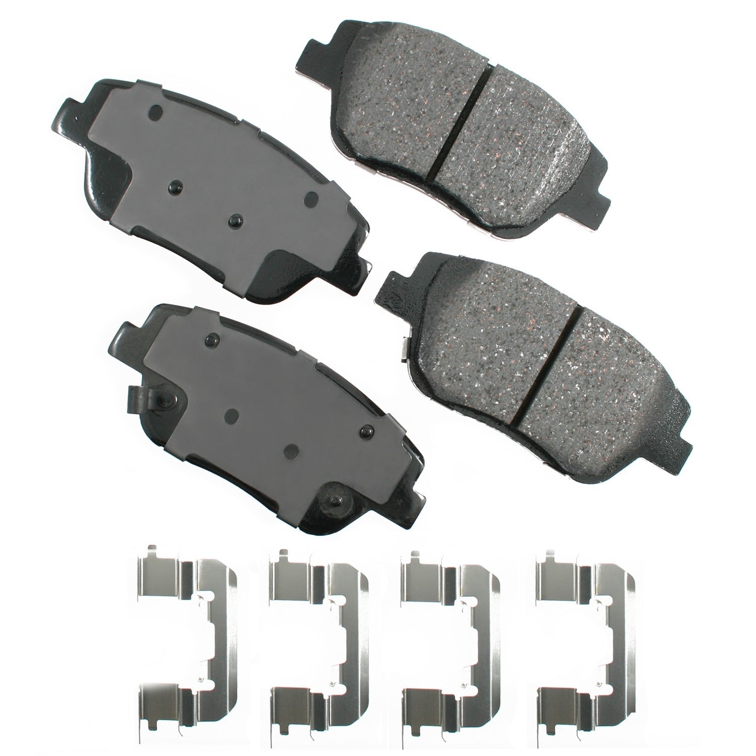 Akebono ProACT Ultra-Premium Bra ke Pads - Front Brake Systems And Components Disc Brake Pads main image