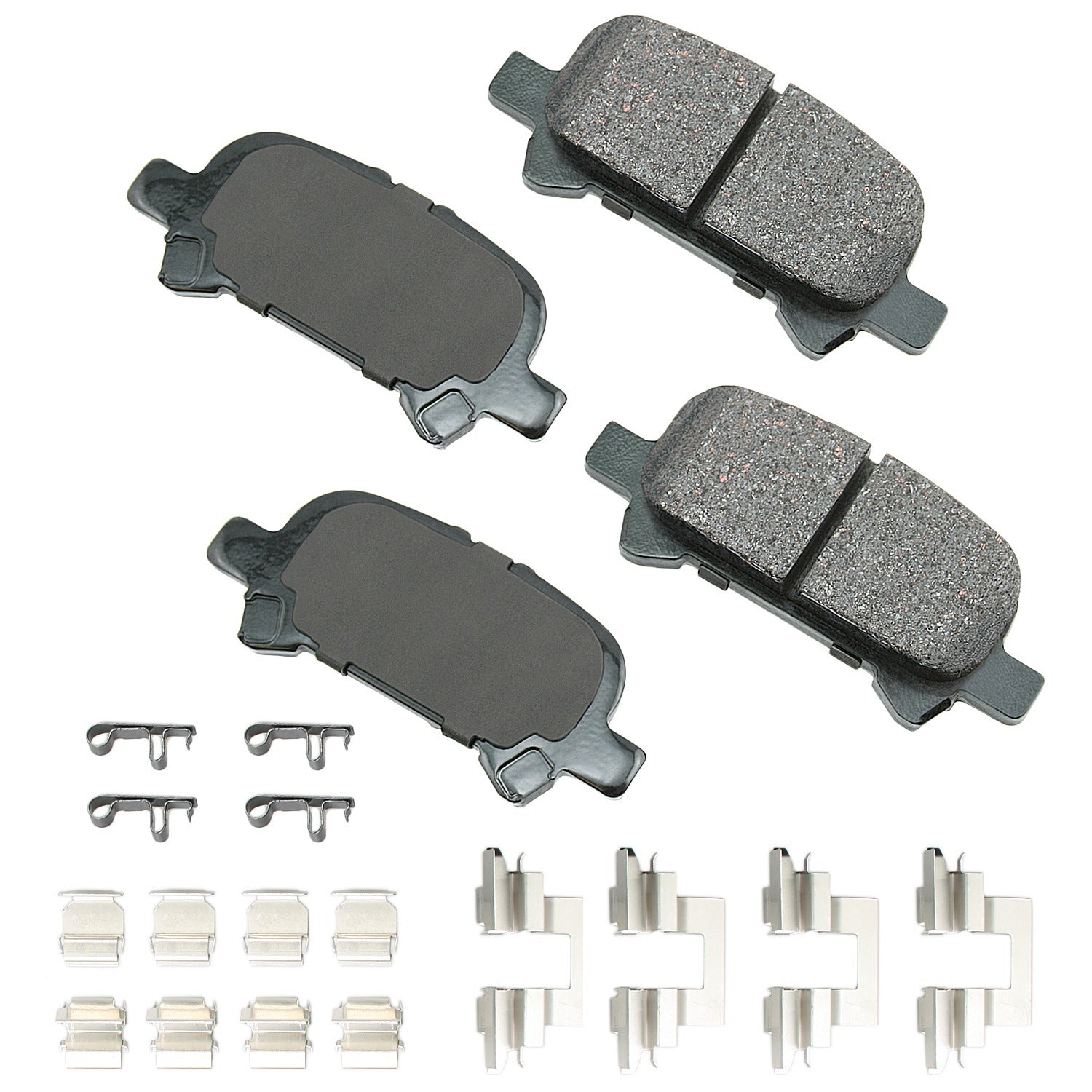 Akebono Brake Pads Rear Toyota Avalon 00-07 Camry 00-06 Brake Systems And Components Disc Brake Pads main image