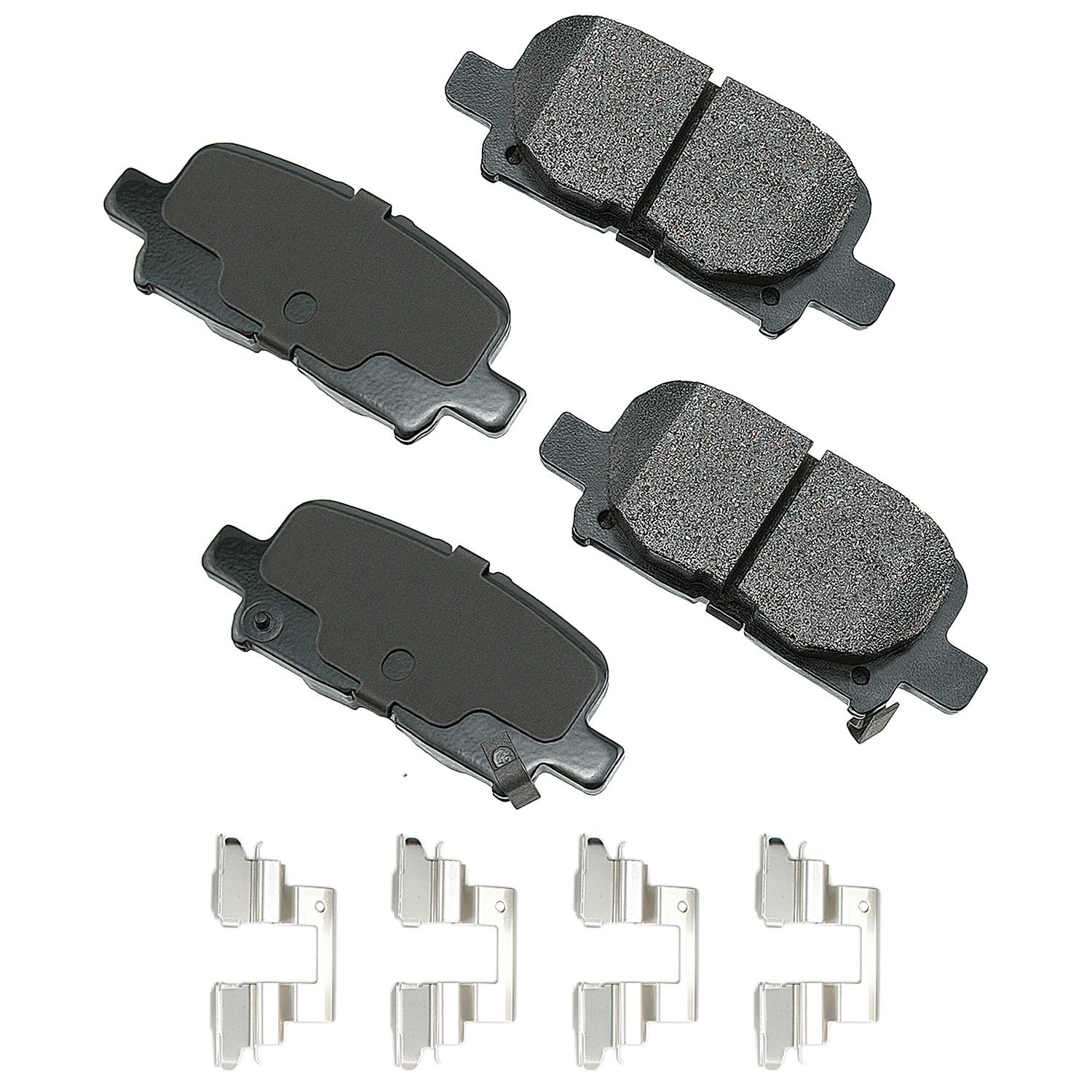 Akebono ProACT Ultra-Premium Bra ke Pads - Rear Brake Systems And Components Disc Brake Pads main image