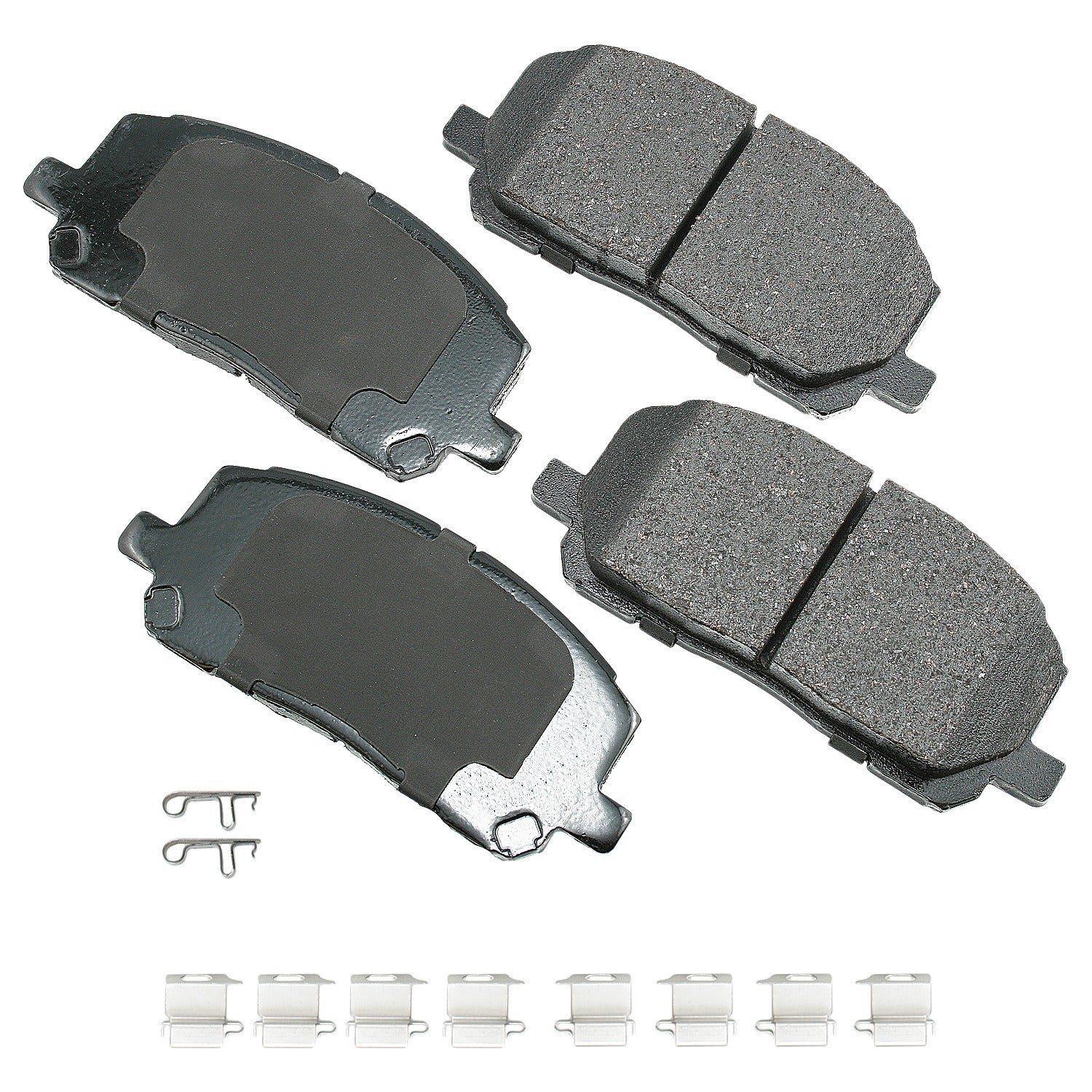 Akebono ProACT Ultra-Premium Bra ke Pads - Front Brake Systems And Components Disc Brake Pads main image