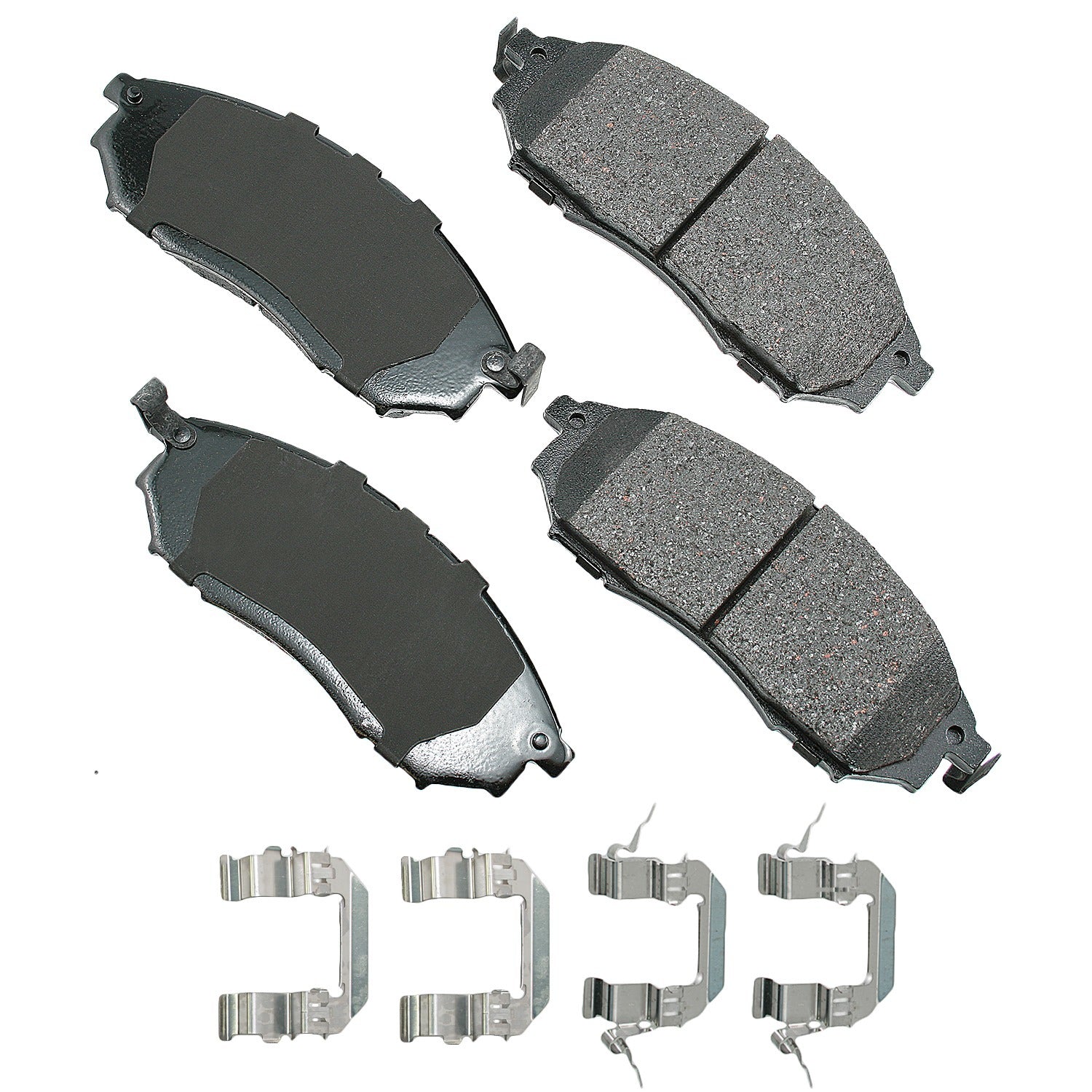 Akebono ProACT Ultra-Premium Bra ke Pads - Front Brake Systems And Components Disc Brake Pads main image