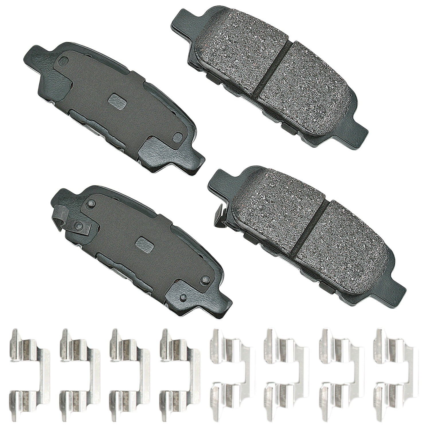 Akebono ProACT Ultra-Premium Bra ke Pads - Rear Brake Systems And Components Disc Brake Pads main image