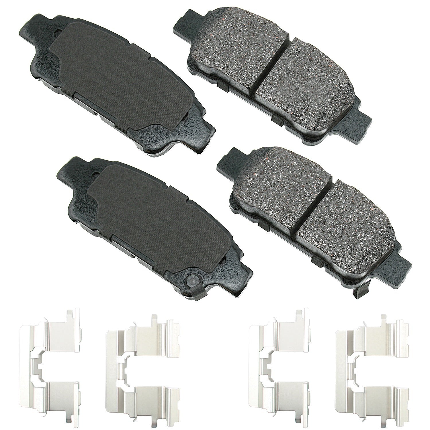 Akebono ProACT Ultra-Premium Bra ke Pads - Rear Brake Systems And Components Disc Brake Pads main image