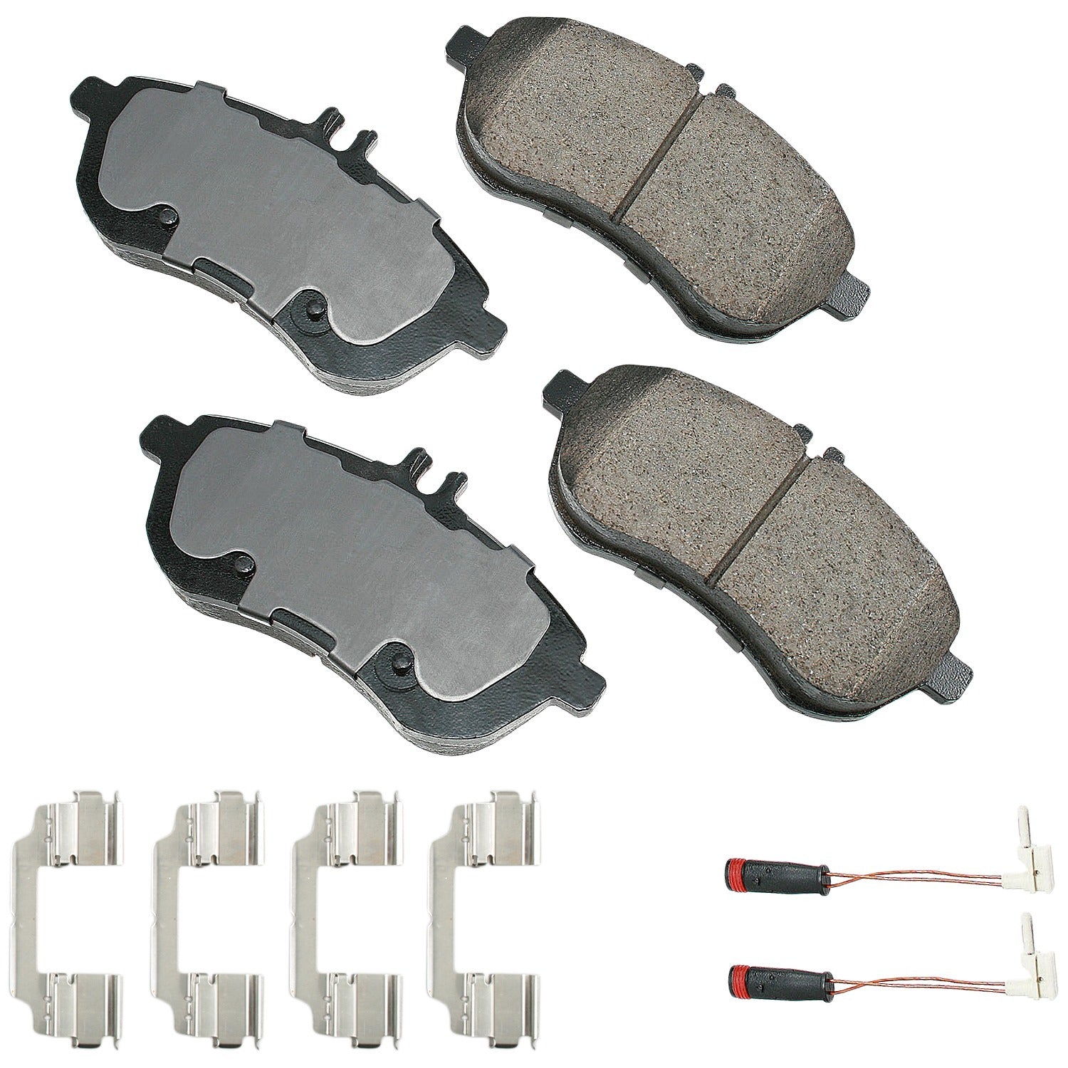 Akebono Mercedes-Benz C230 09-08 C250 15-10  C300 12-08 Brake Systems And Components Disc Brake Pads main image