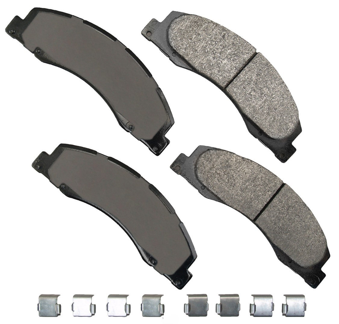 Akebono Brake Pads Front Ford E150 E250 E350 08-19 Brake Systems And Components Disc Brake Pads main image