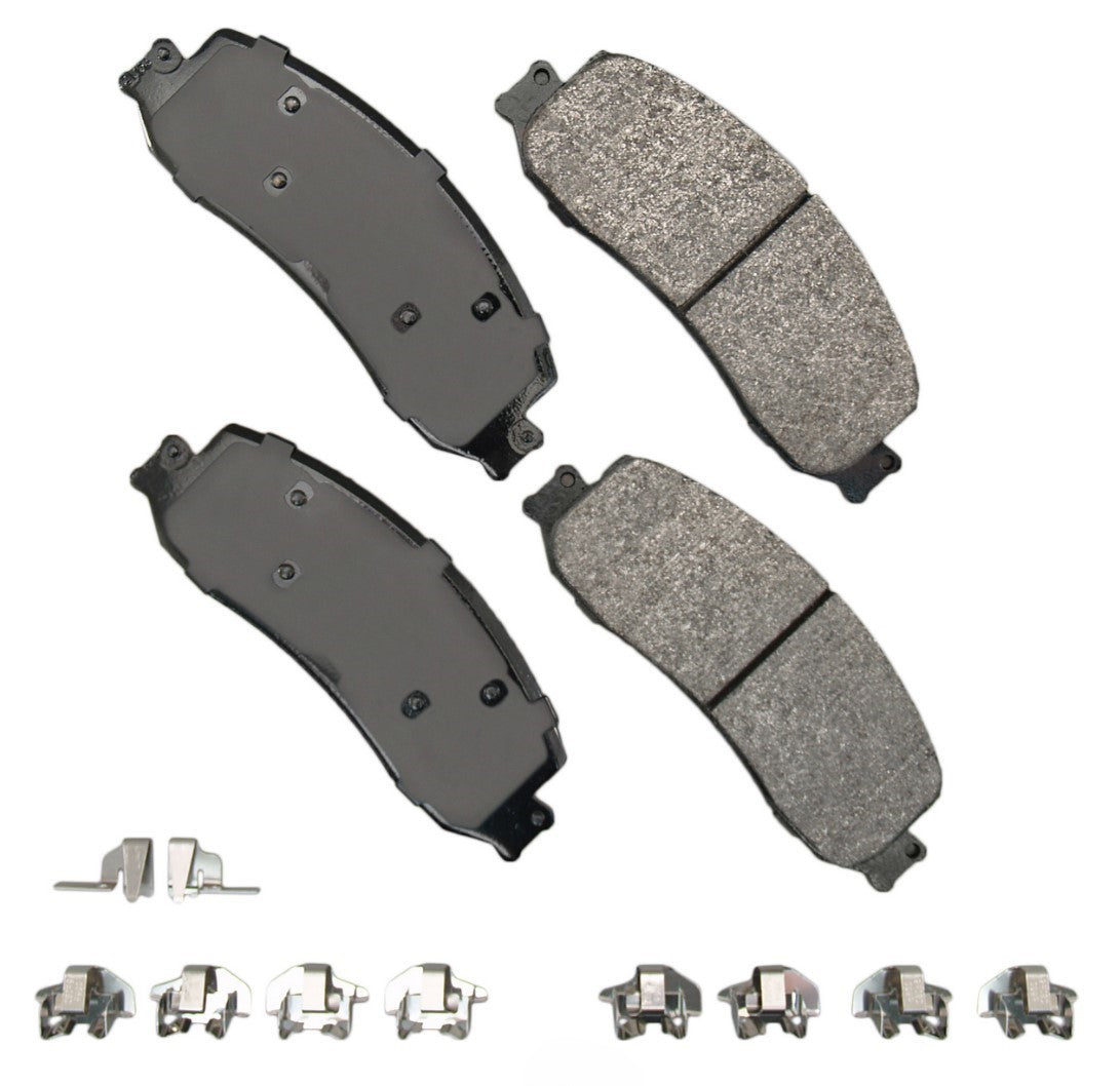 Akebono Brake Pads Front Ford F250 F350 08-12 Brake Systems And Components Disc Brake Pads main image