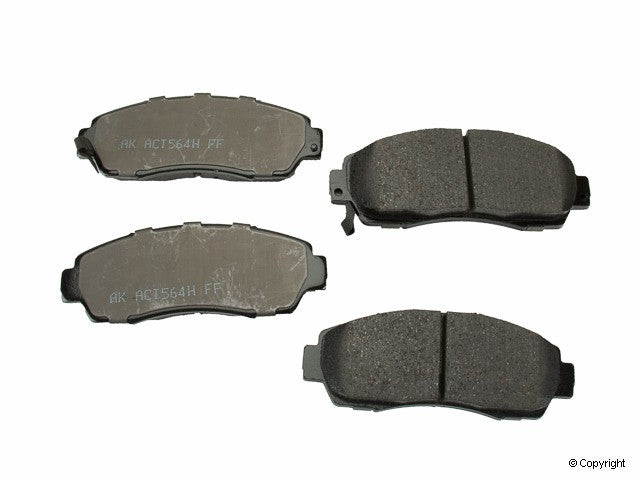 Akebono ProACT Ultra-Premium Bra ke Pads - Front AKEACT1089A