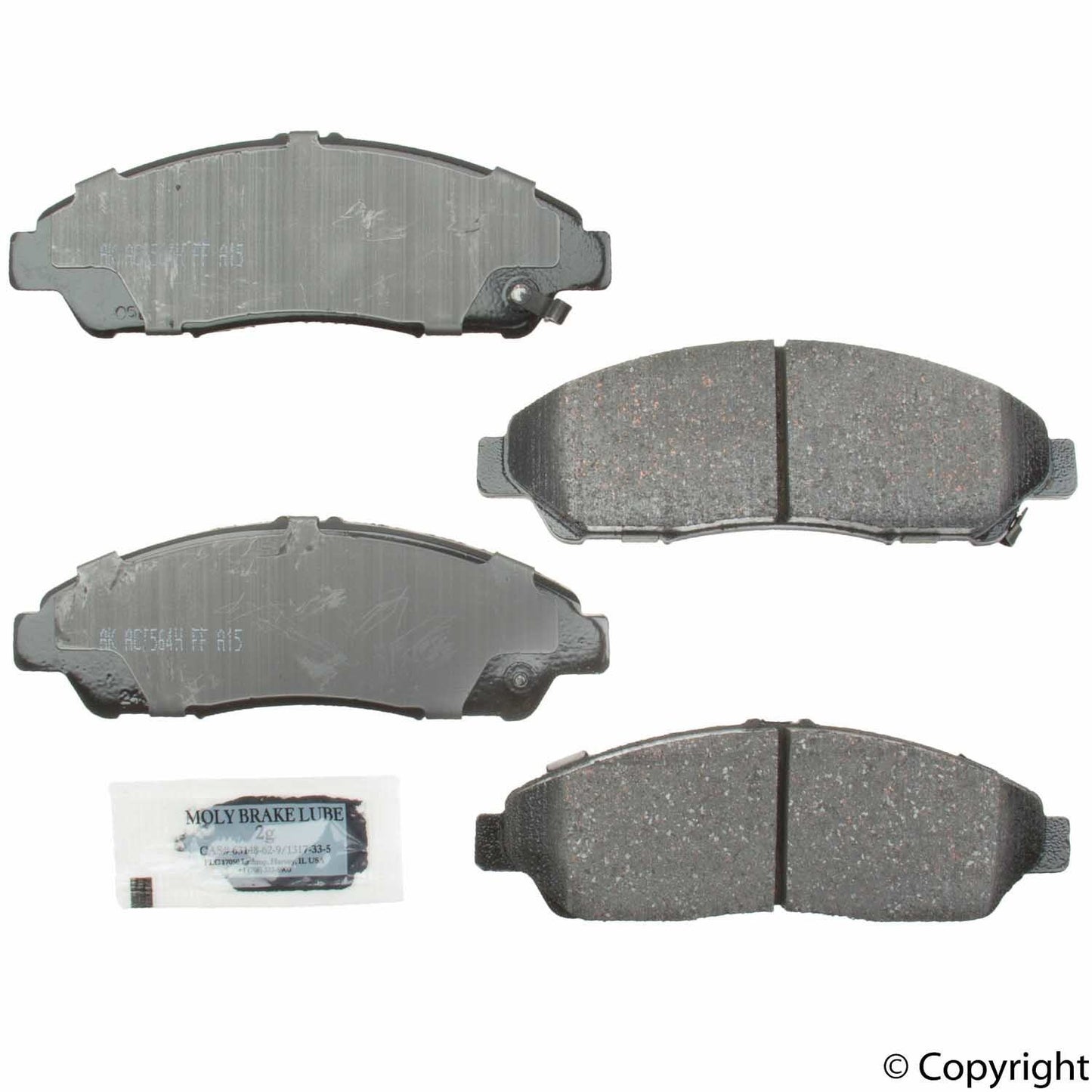 Akebono ProACT Disc Brake Pad Set ACT1280