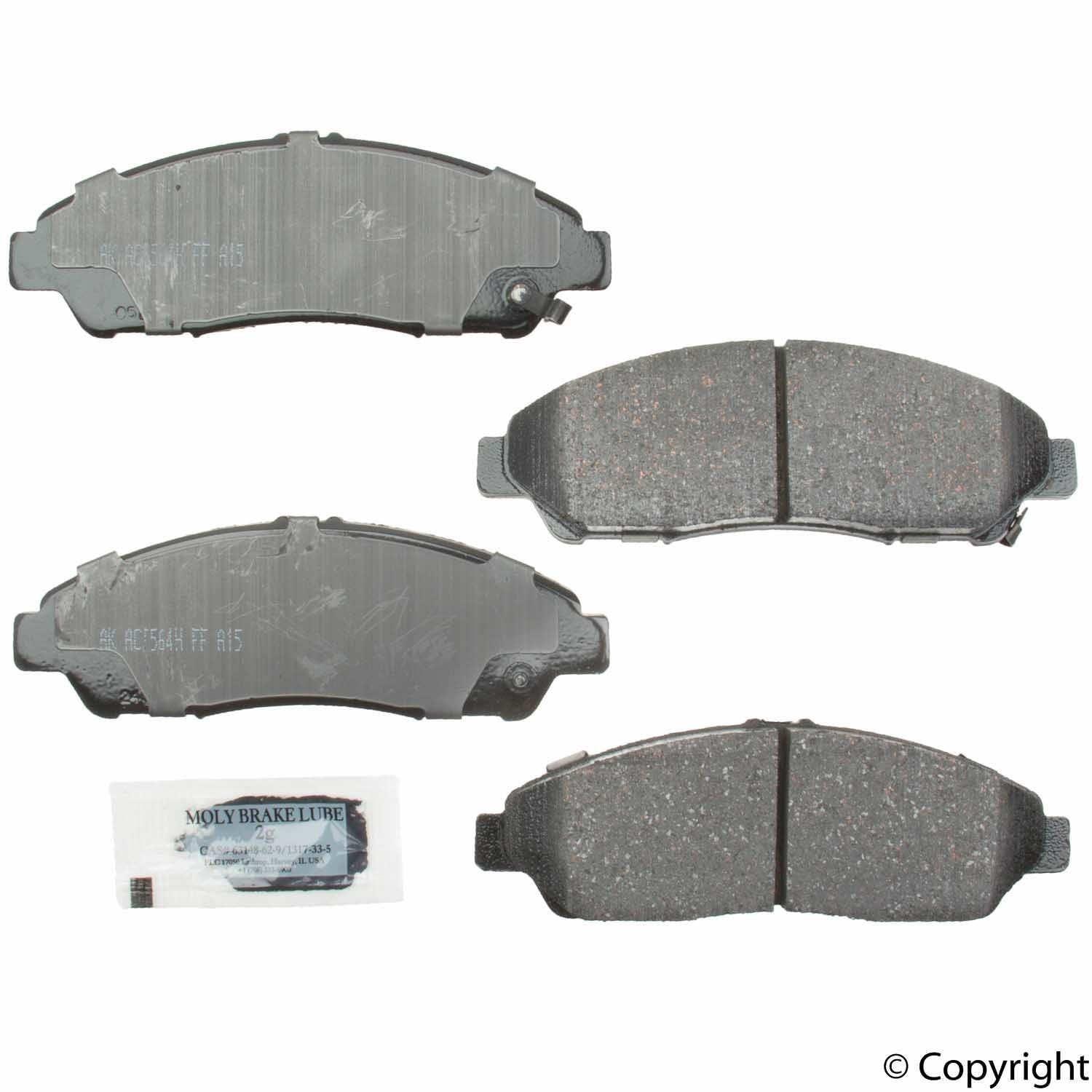 Akebono ProACT Disc Brake Pad Set ACT1280