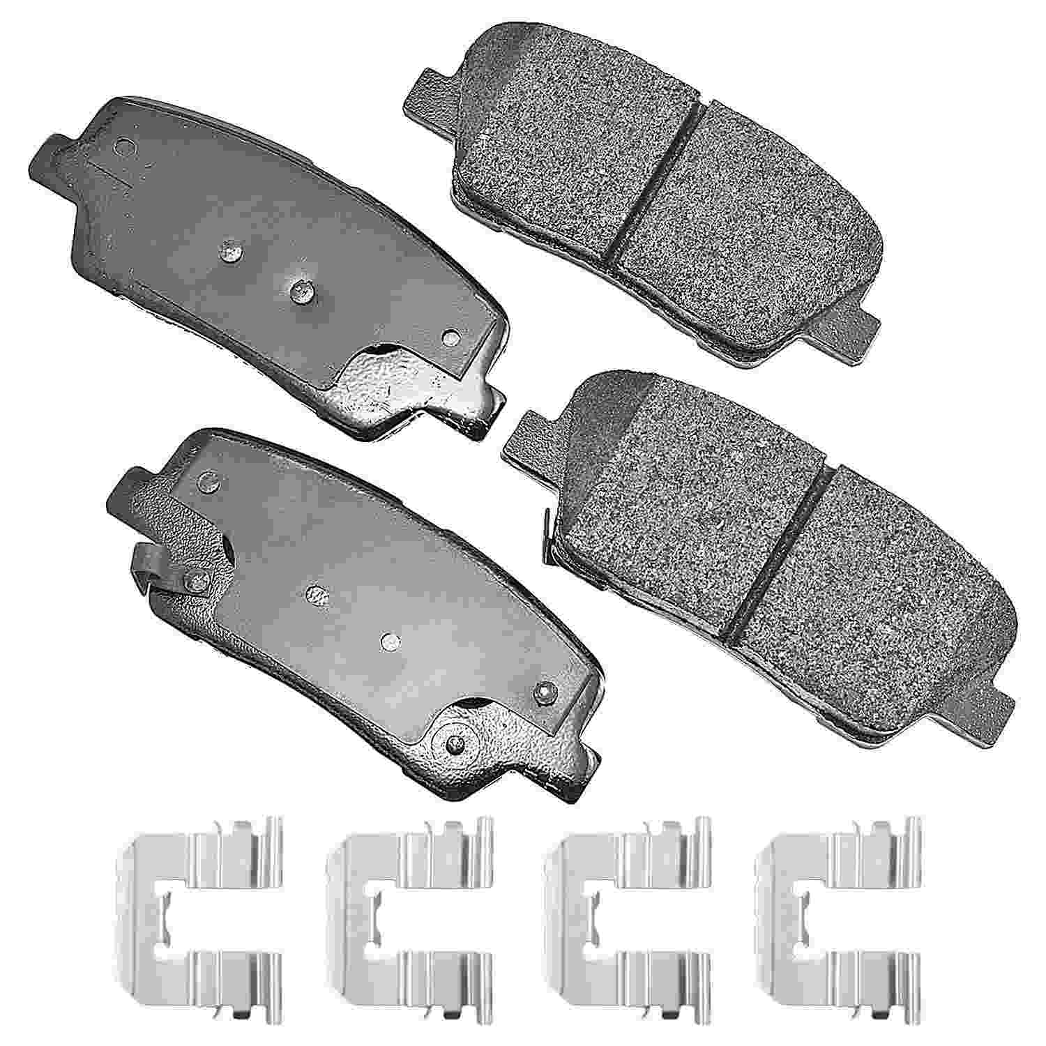 Akebono Brake Pad Rear Hyundai Santa Fe 10-16 ACT1284B
