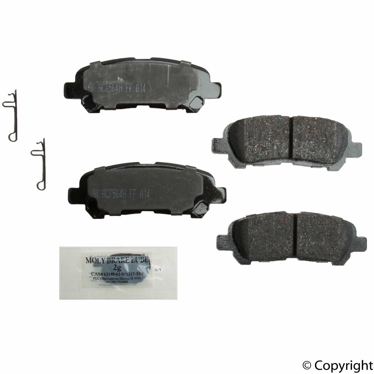 Akebono ProACT Disc Brake Pad Set ACT1325