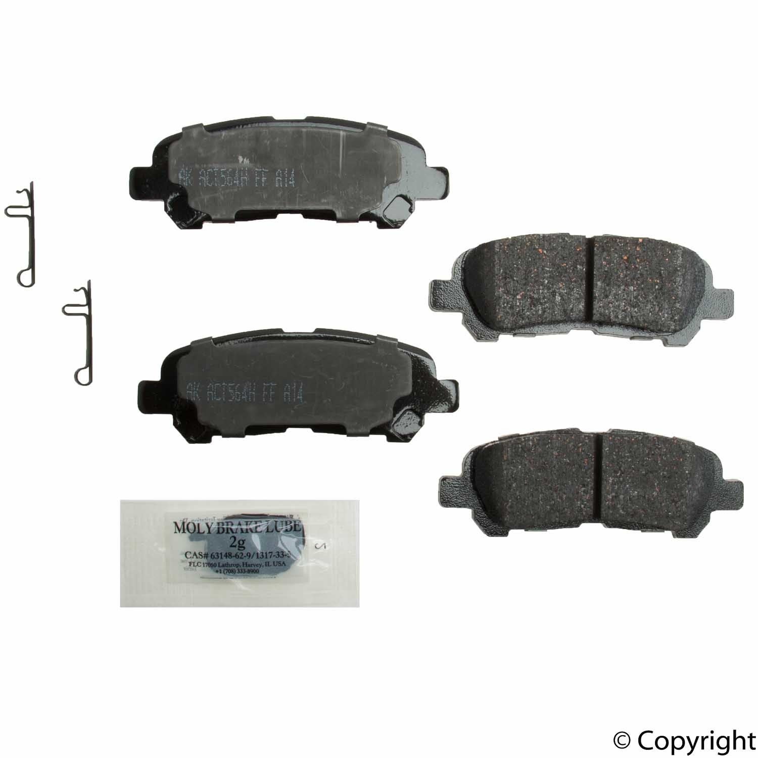 Akebono ProACT Disc Brake Pad Set ACT1325