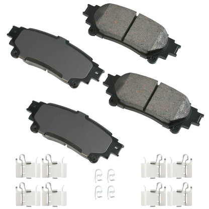 Akebono ProACT Ultra-Premium Bra ke Pads - Rear ACT1391A