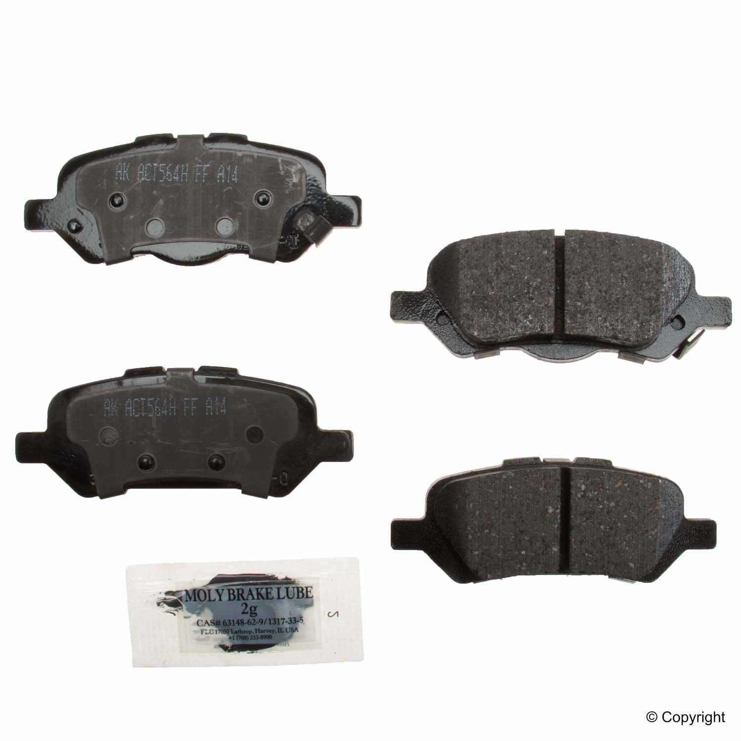 Akebono ProACT Disc Brake Pad Set ACT1402