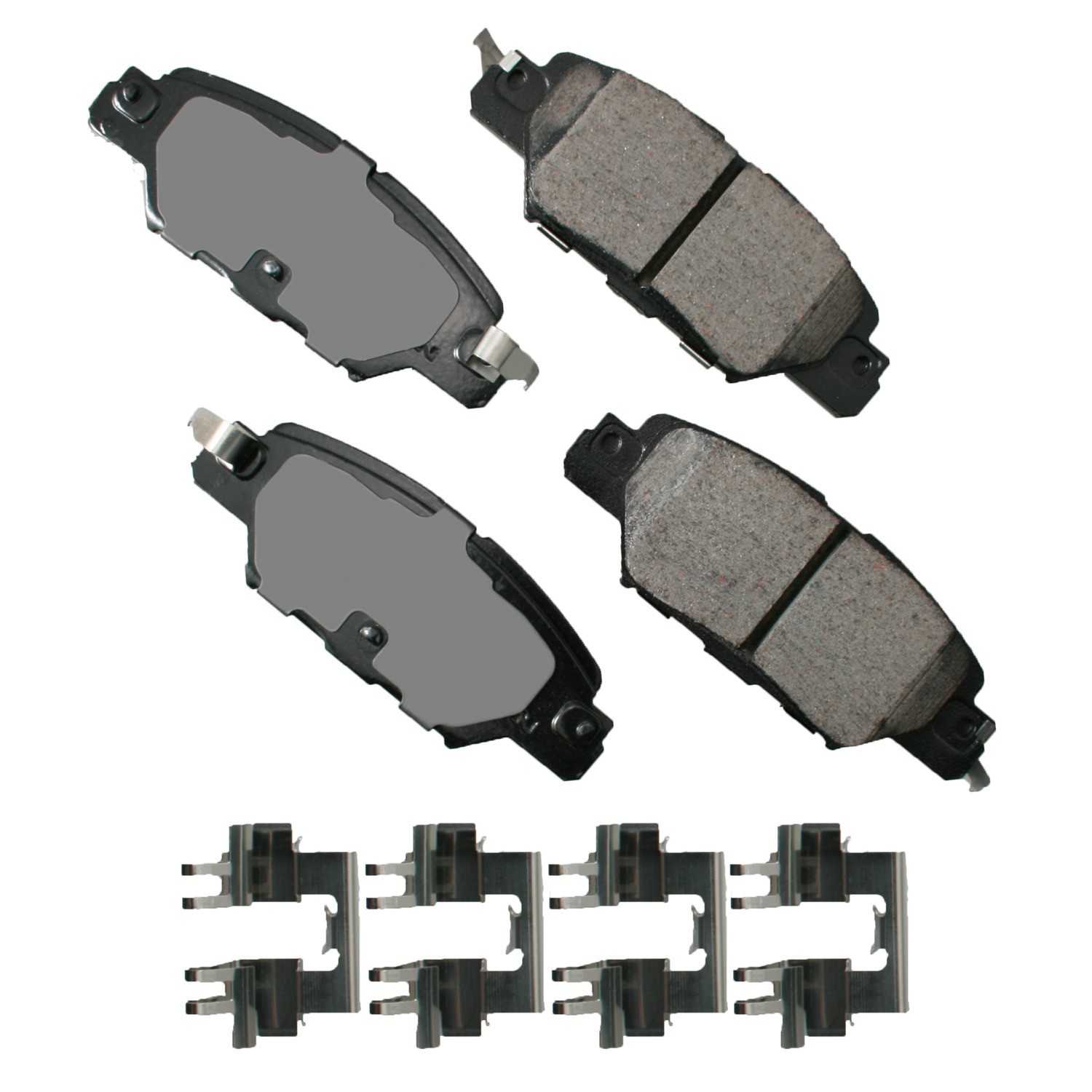 Akebono ProACT Disc Brake Pad Set ACT1846