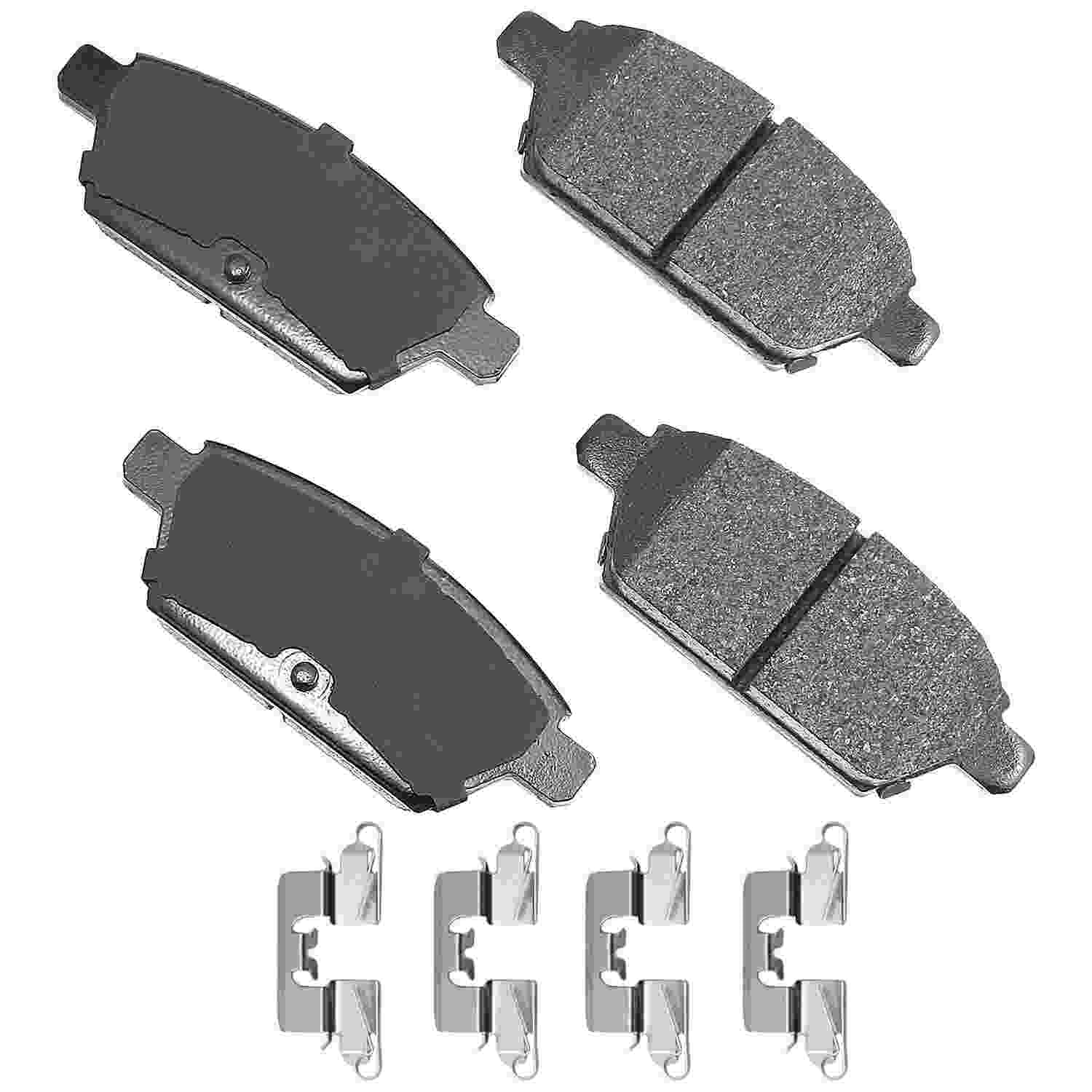 Akebono Performance Disc Brake Pad Set ASP1161A