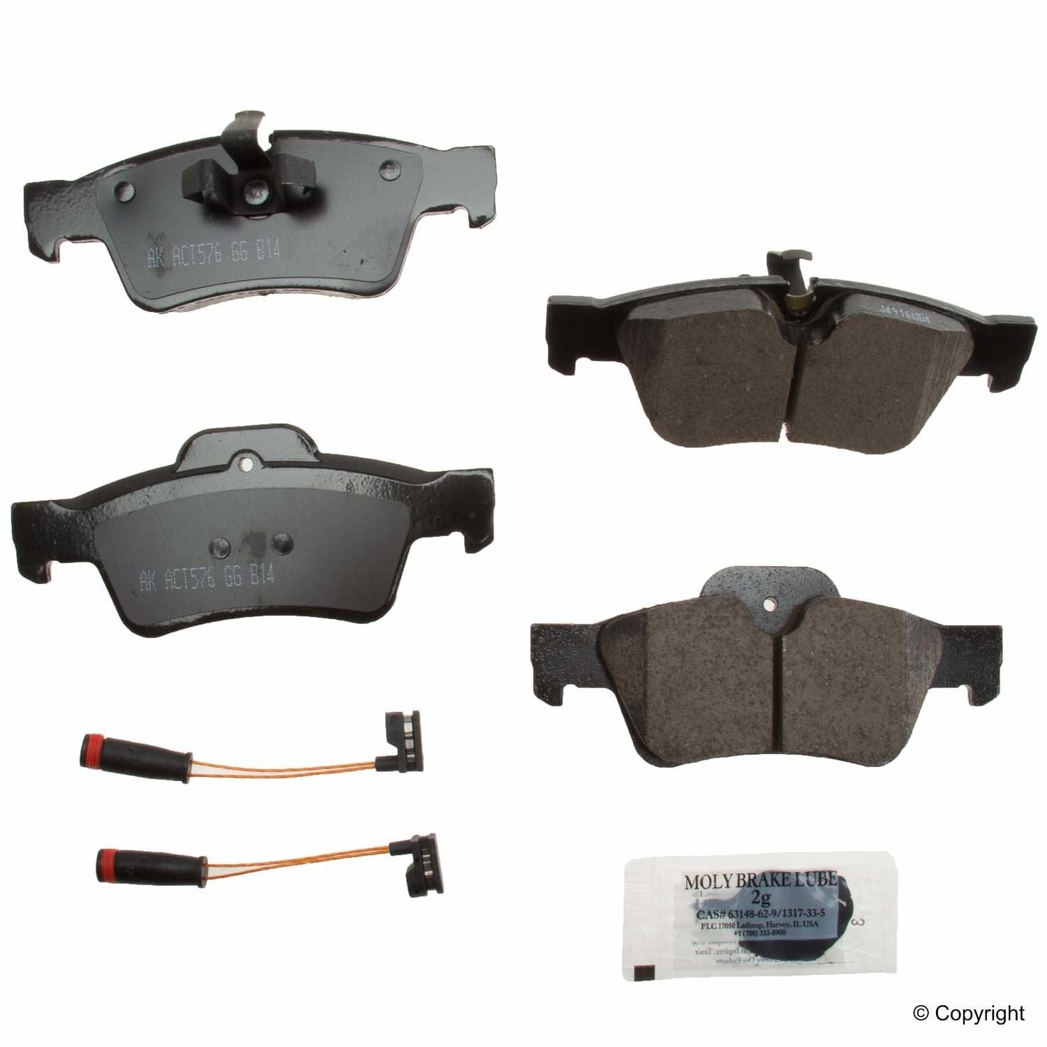 Akebono EURO Disc Brake Pad Set EUR1122