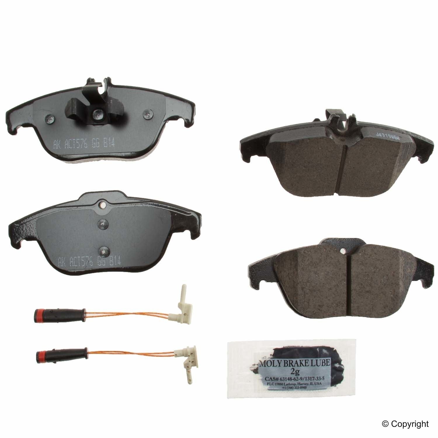 Akebono EURO Disc Brake Pad Set EUR1341