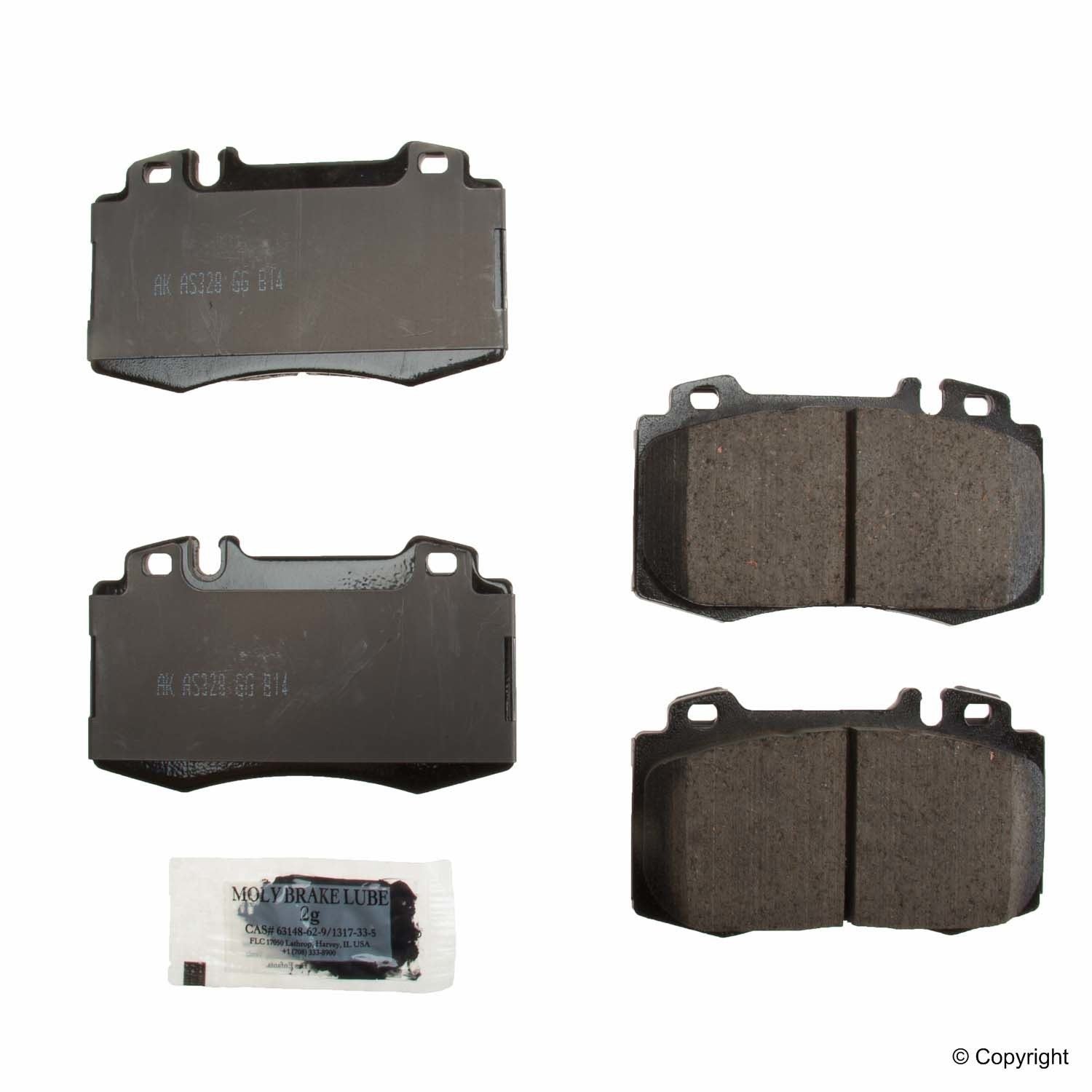 Akebono EURO Disc Brake Pad Set EUR847