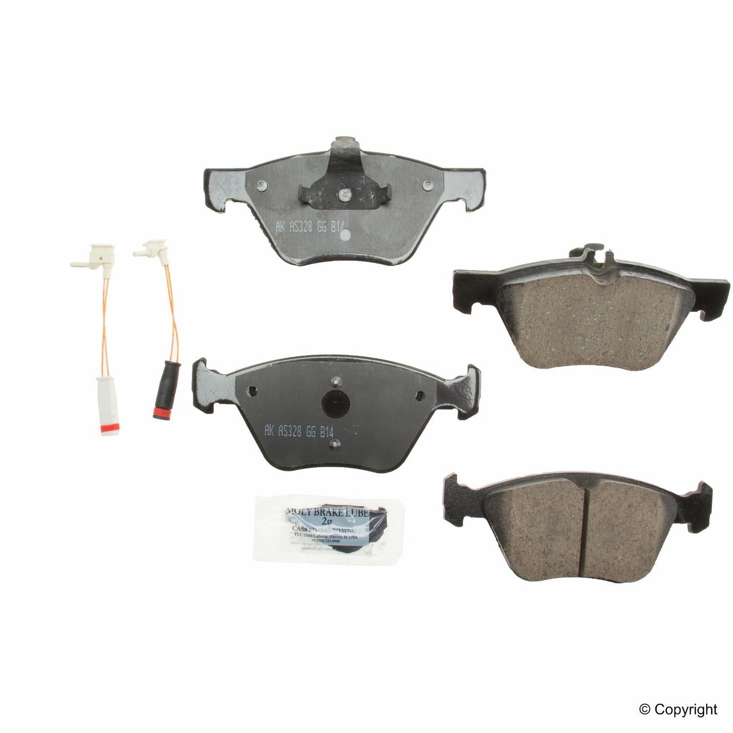 Akebono EURO Disc Brake Pad Set EUR853A