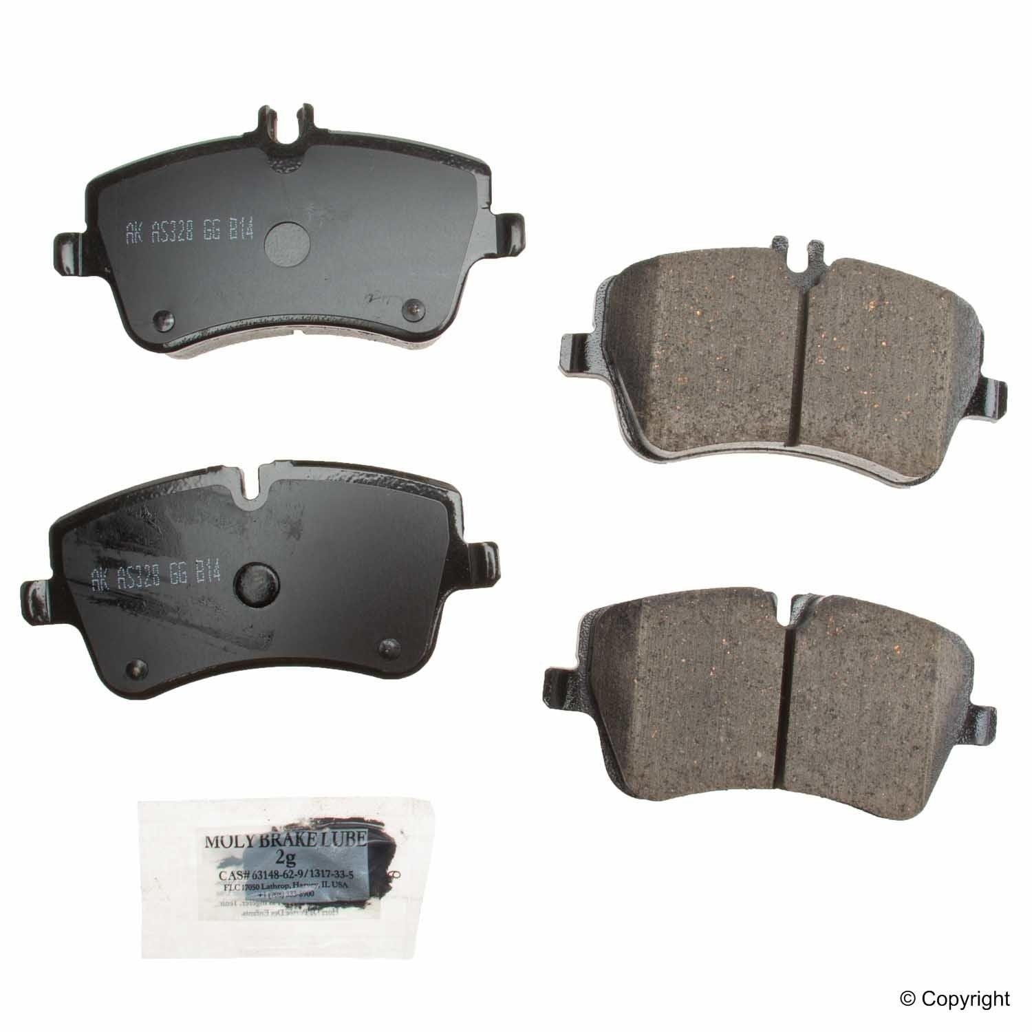 Akebono EURO Disc Brake Pad Set EUR872