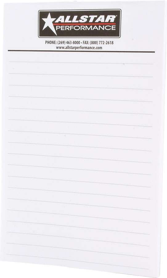ALLSTAR PERFORMANCE Allstar Notepad 5.5x8.5 Package of 6 Tools Shop Equipment main image