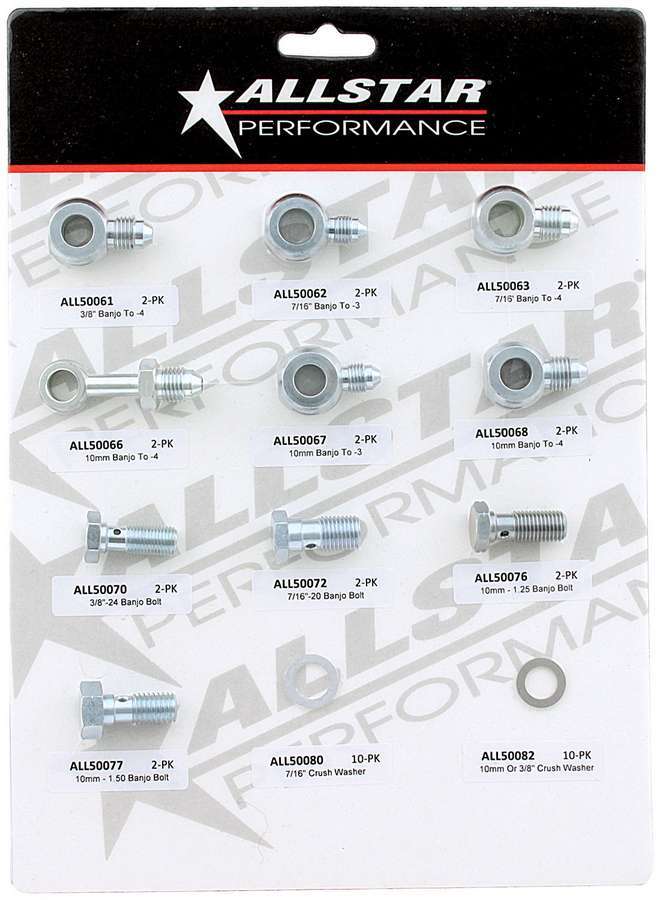 ALLSTAR PERFORMANCE Brake Fitting Display 2 of 4 Promotional Collectables and Apparel Promotional main image