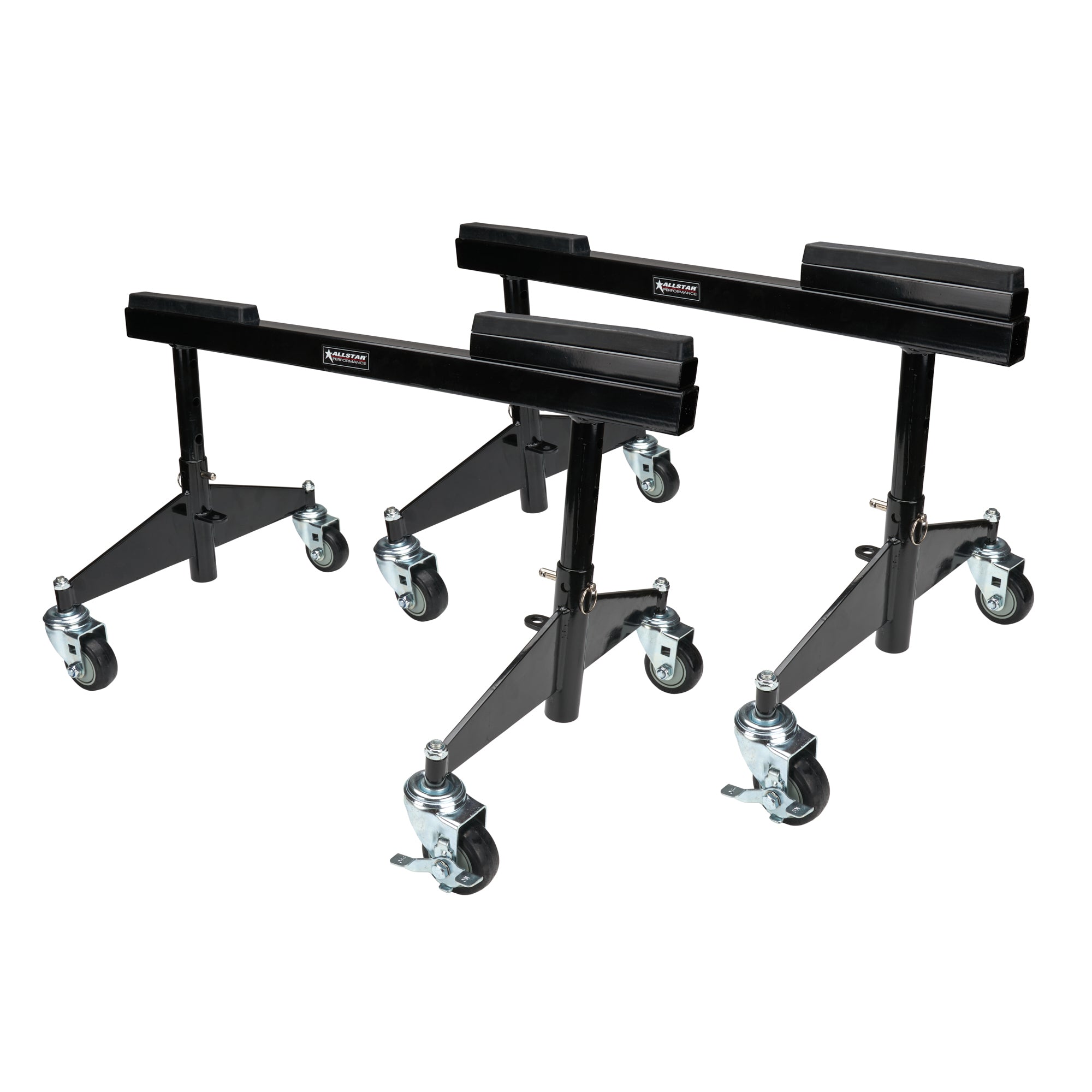 Allstar Performance Chassis Dollies Black  Shop Equipment Jack Stands main image