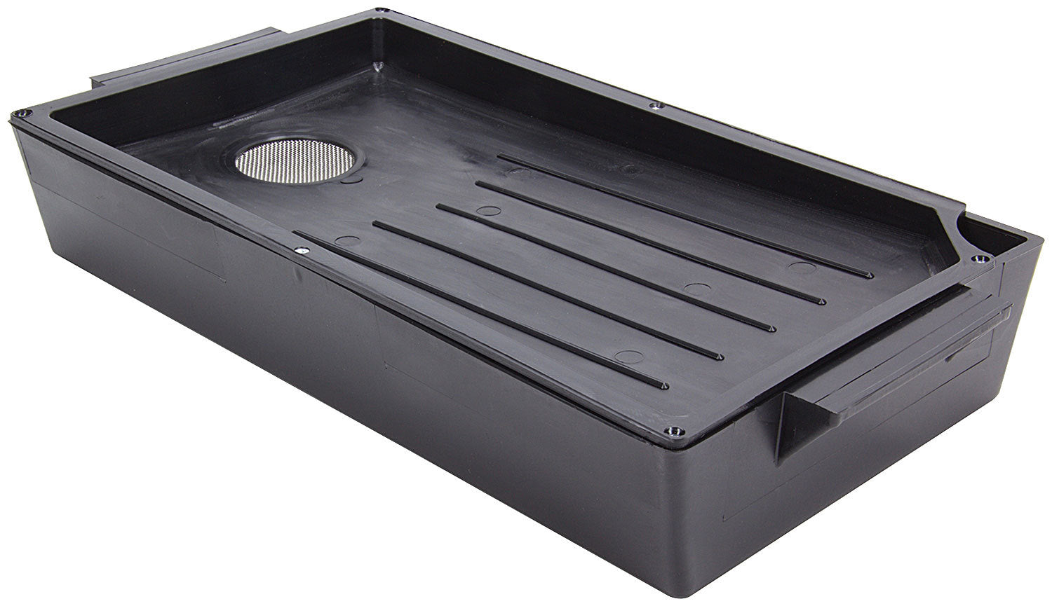 Allstar Performance Quick Change Drain Pan Plastic 14in x 8in 4QT Shop Equipment Drain Pans main image