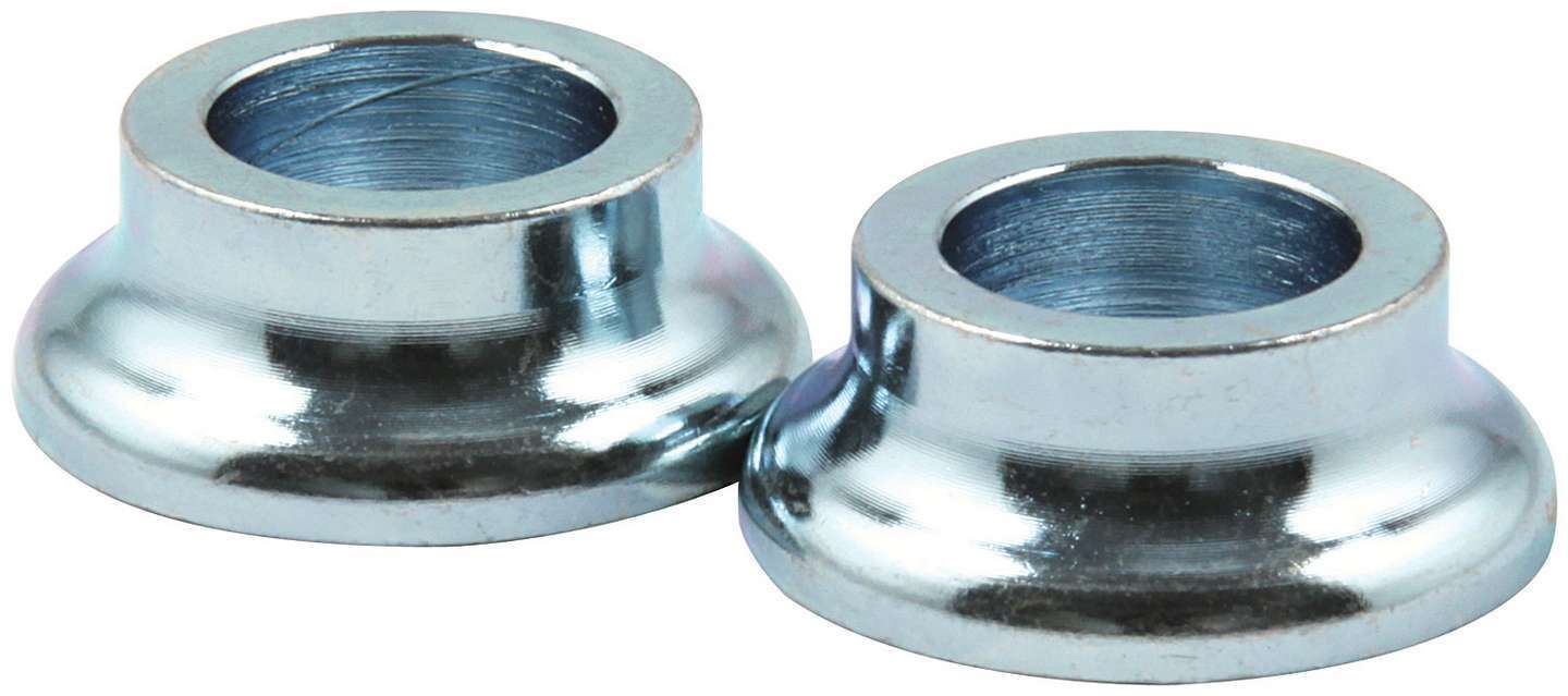 Allstar Performance Tapered Spacers Steel 1/2in ID x 3/8in Long Rod Ends Clevises and Components Rod End Bushings main image