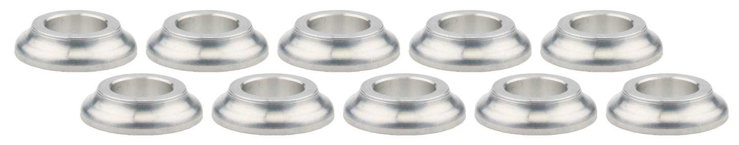 ALLSTAR PERFORMANCE Tapered Spacers Alum 1/2in ID x 1/4 Long 10pk Suspension and Components Bushings and Mounts main image