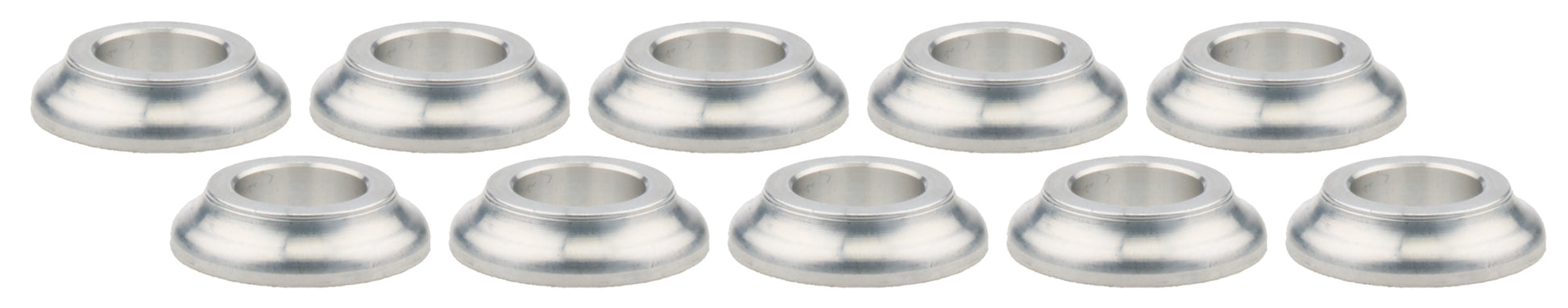 ALLSTAR PERFORMANCE Tapered Spacers Alum 1/2in ID x 1/4 Long 10pk Suspension and Components Bushings and Mounts main image