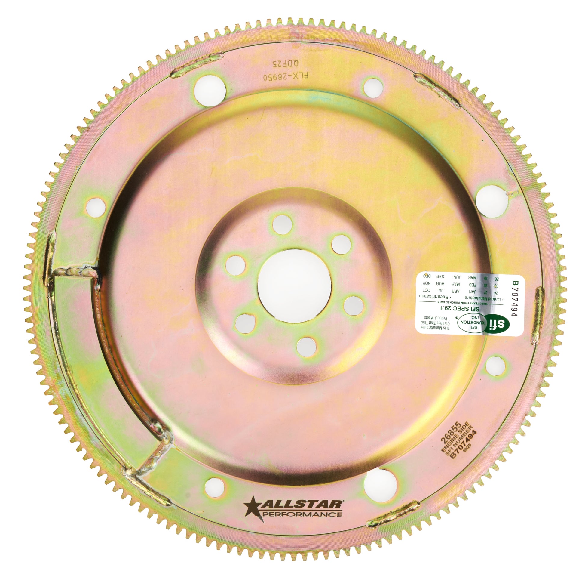 ALLSTAR PERFORMANCE Flexplate 157T SFI Ext. Balance 302 50oz Drivetrain Automatic Transmissions and Components main image